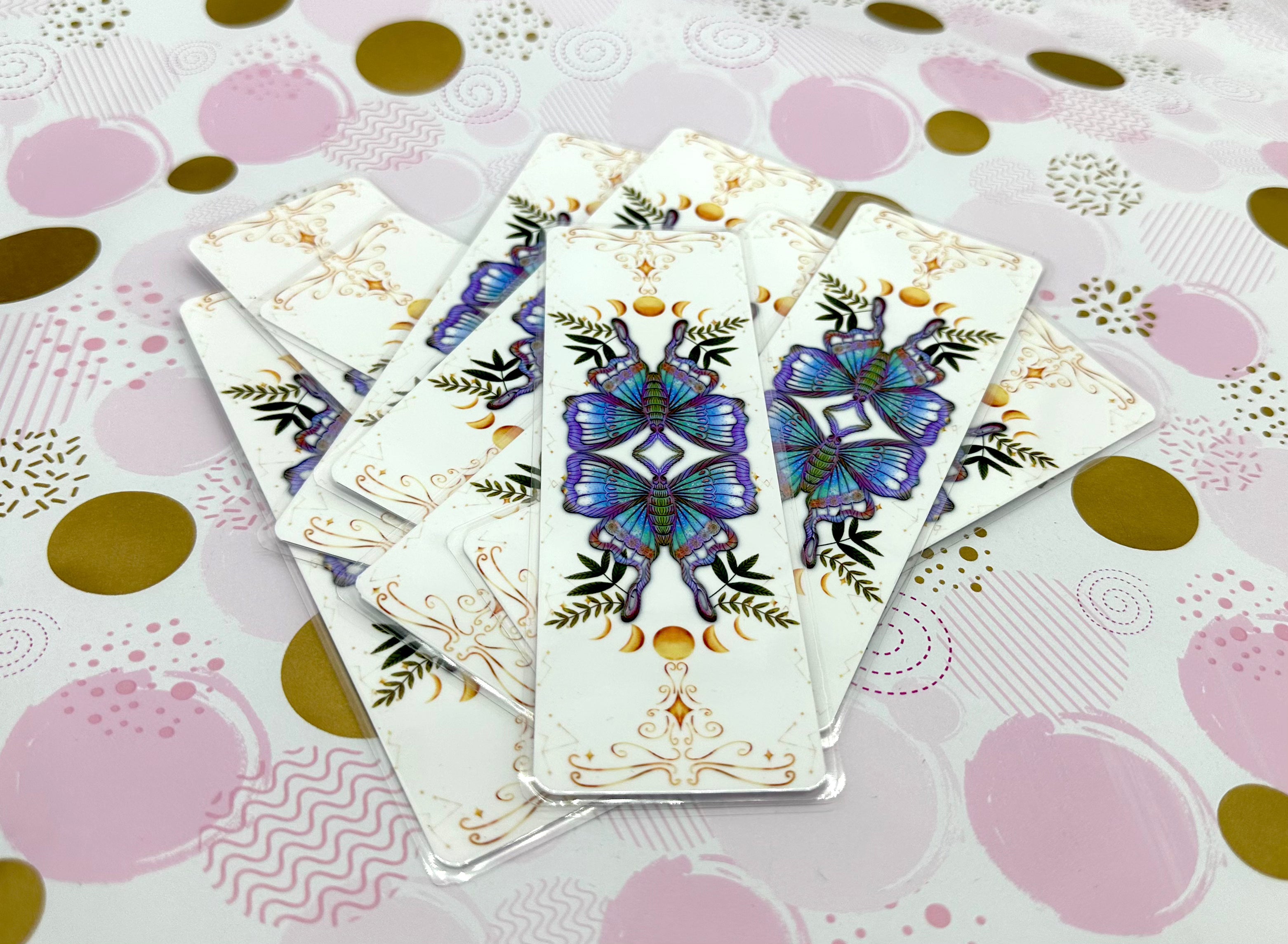 Luna Moth Traditional Bookmark