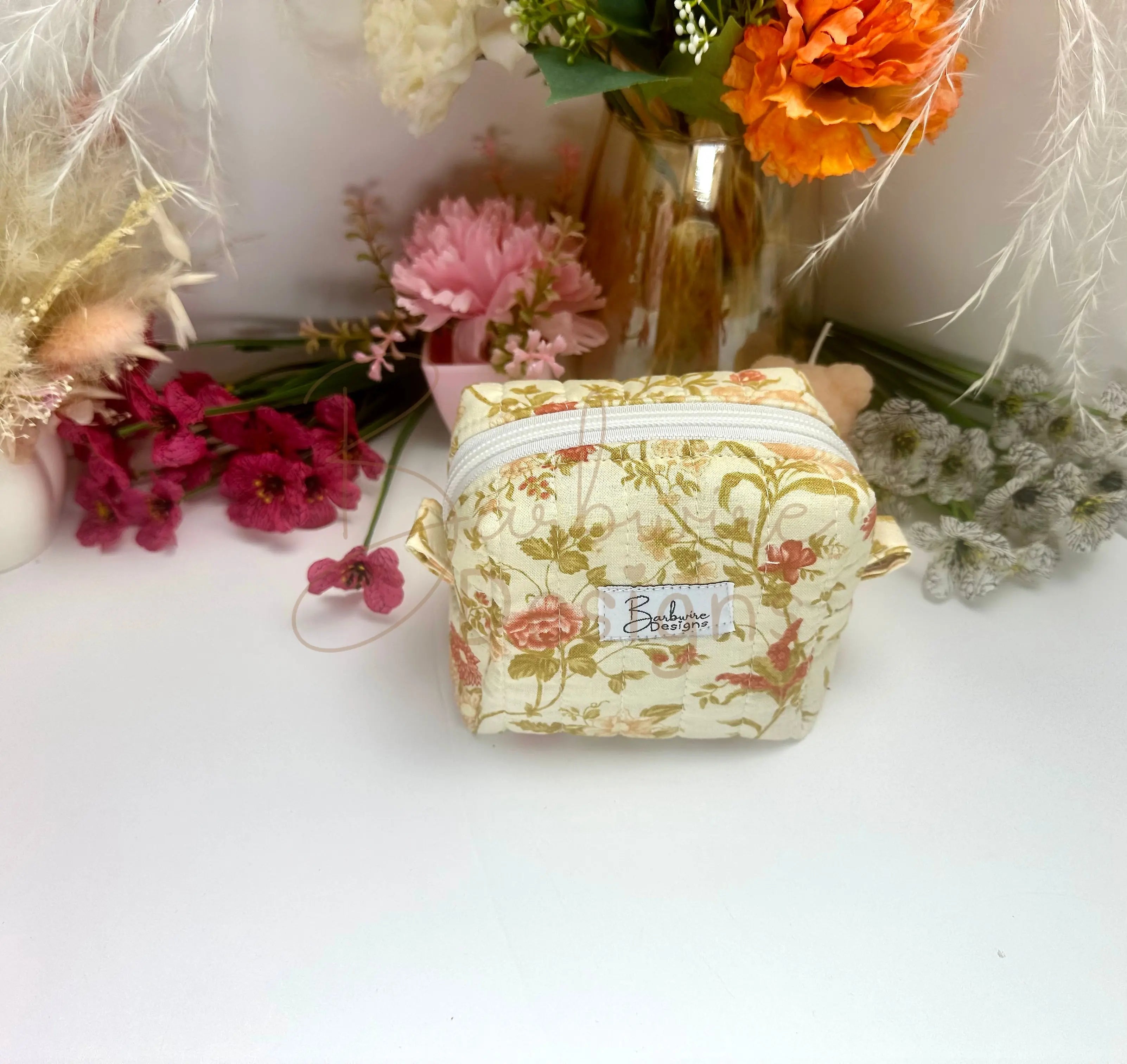 Gypsy Mini Toiletry/makeup pouch Barb Wire Designs