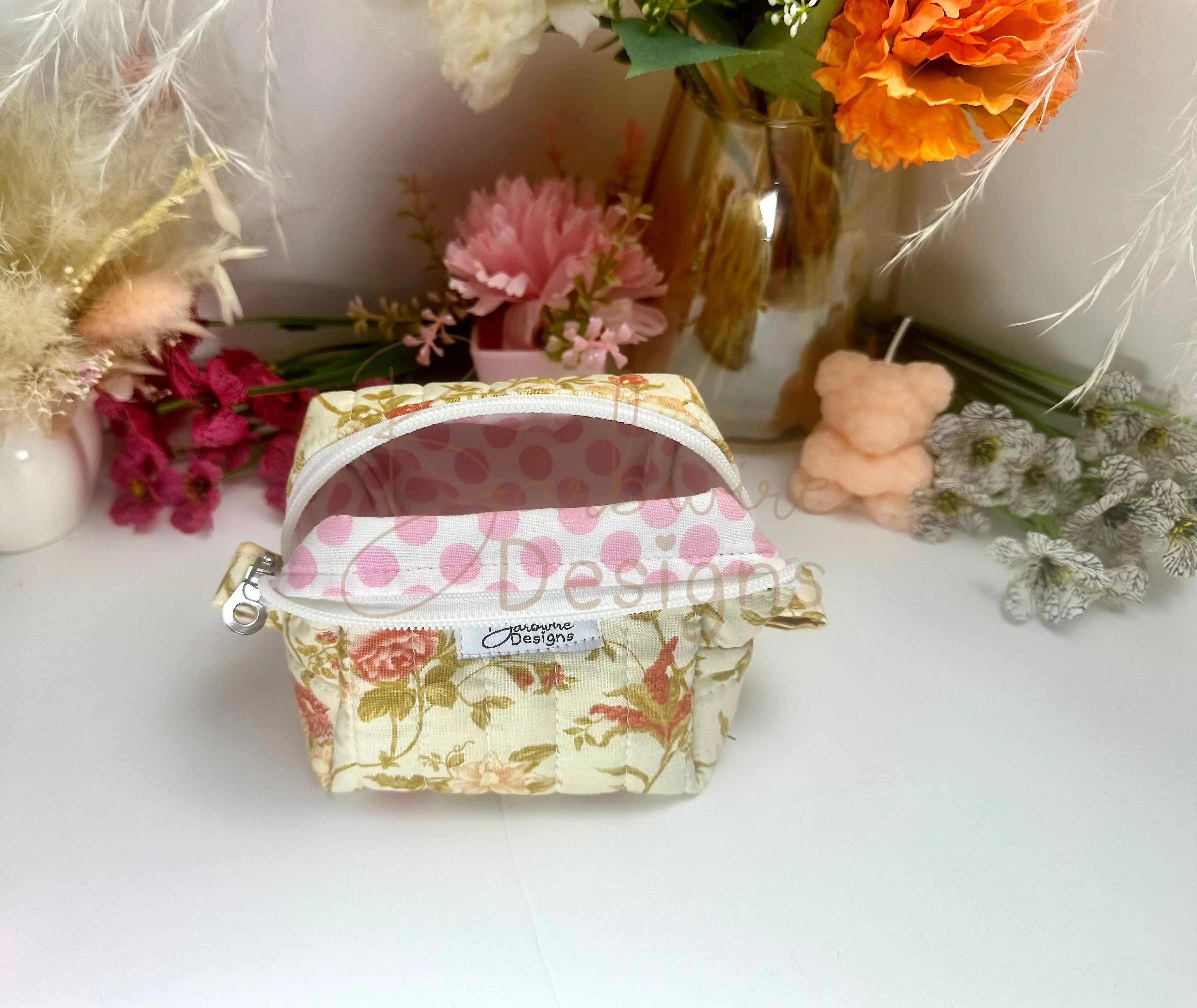 Gypsy Mini Toiletry/makeup pouch Barb Wire Designs
