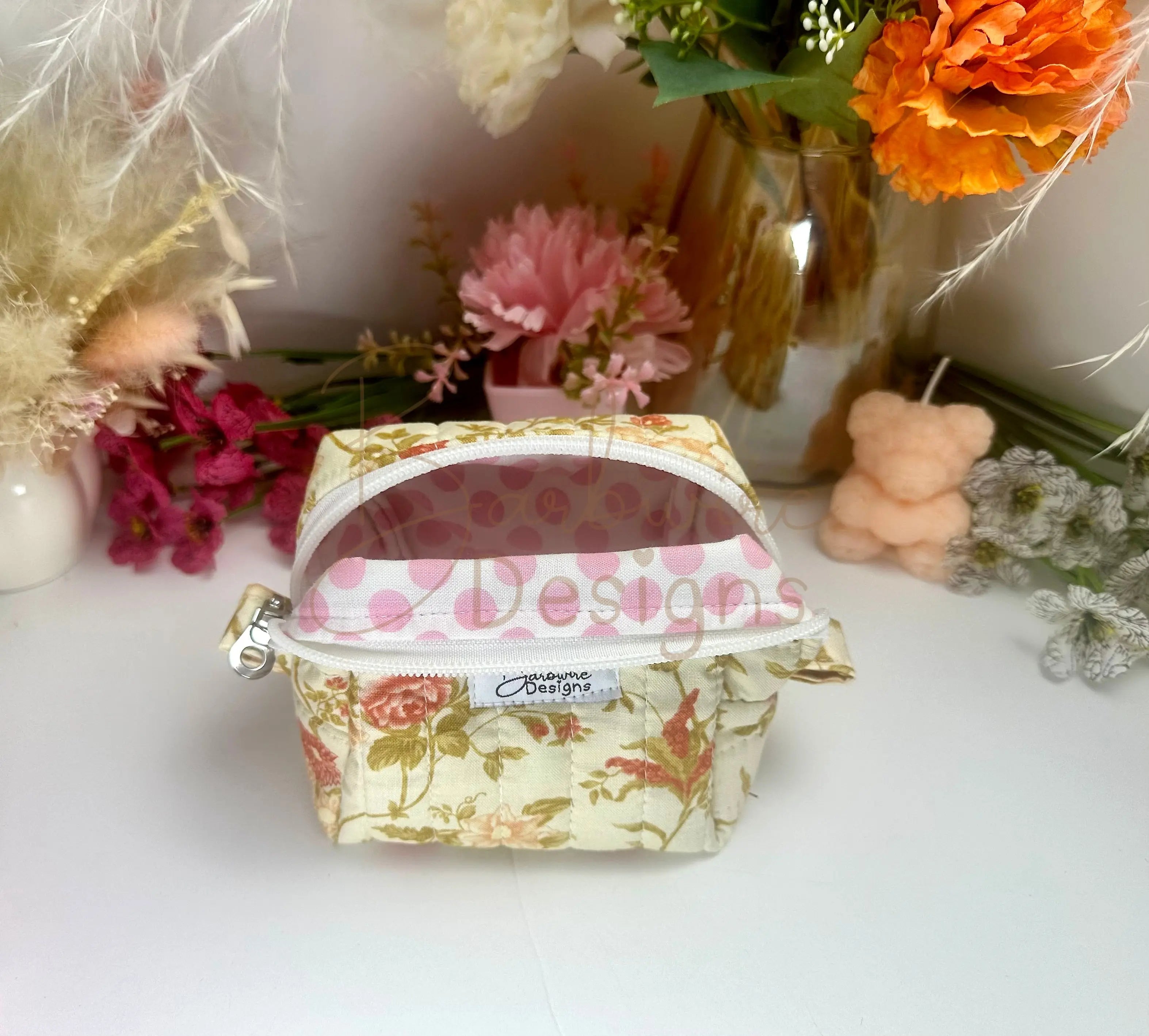 Gypsy Mini Toiletry/makeup pouch Barb Wire Designs