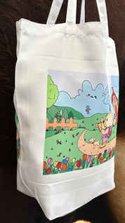 Adventure Bear Tote Bag