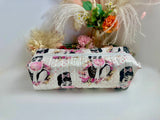 Bubblegum Quilted Hair Tools Pouch Organiser