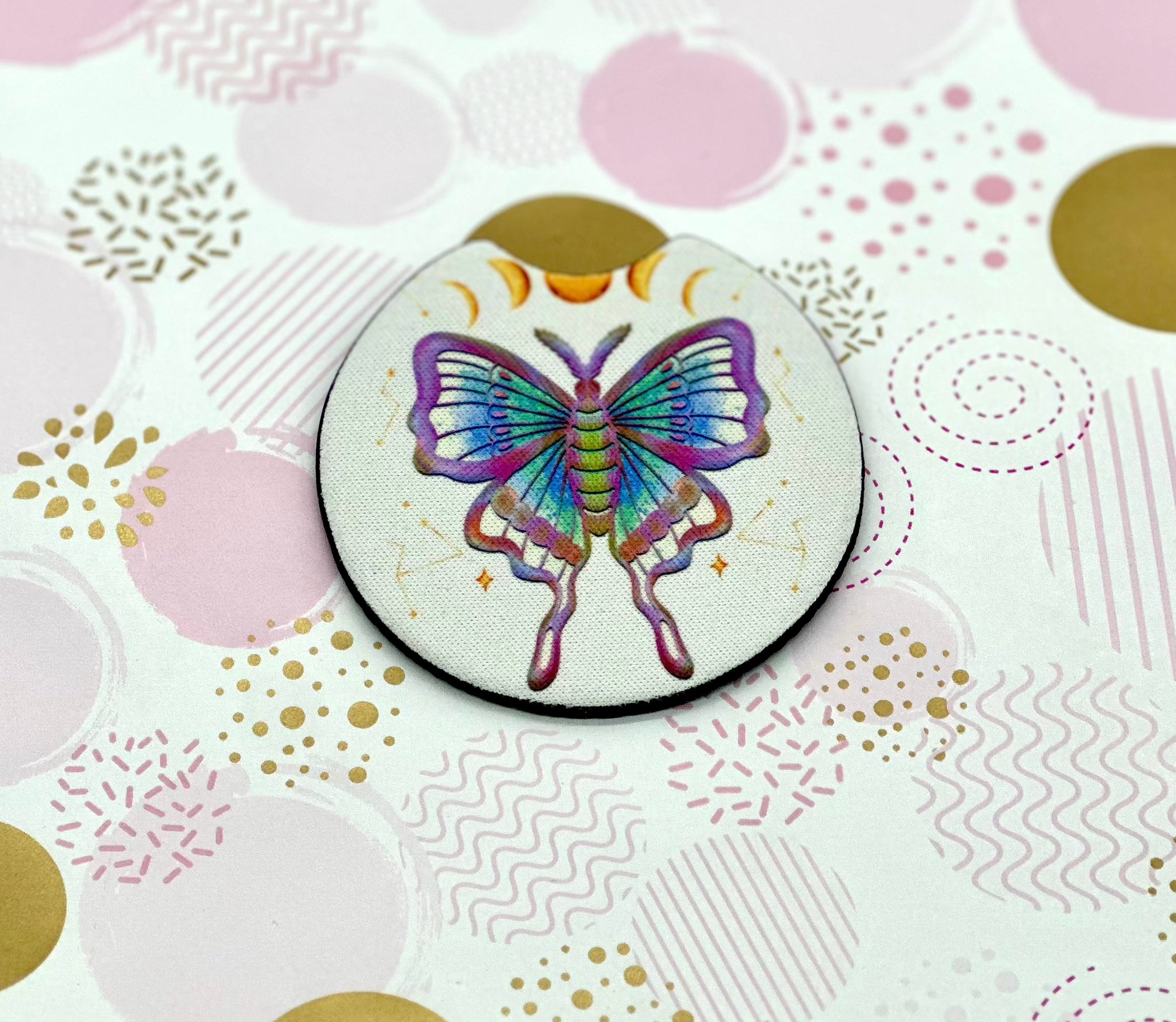 Luna Moth Coaster Set