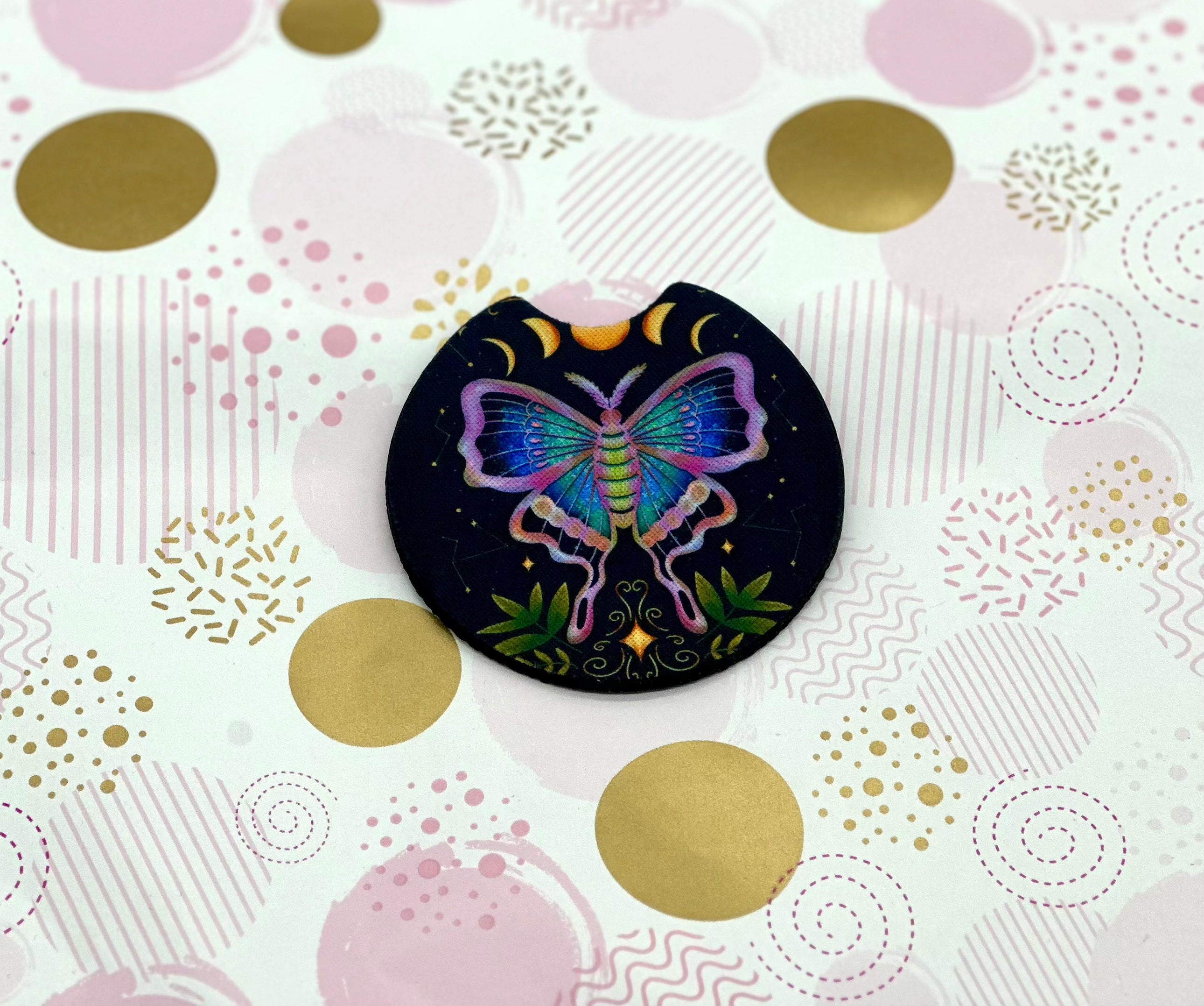 Luna Moth Coaster Set