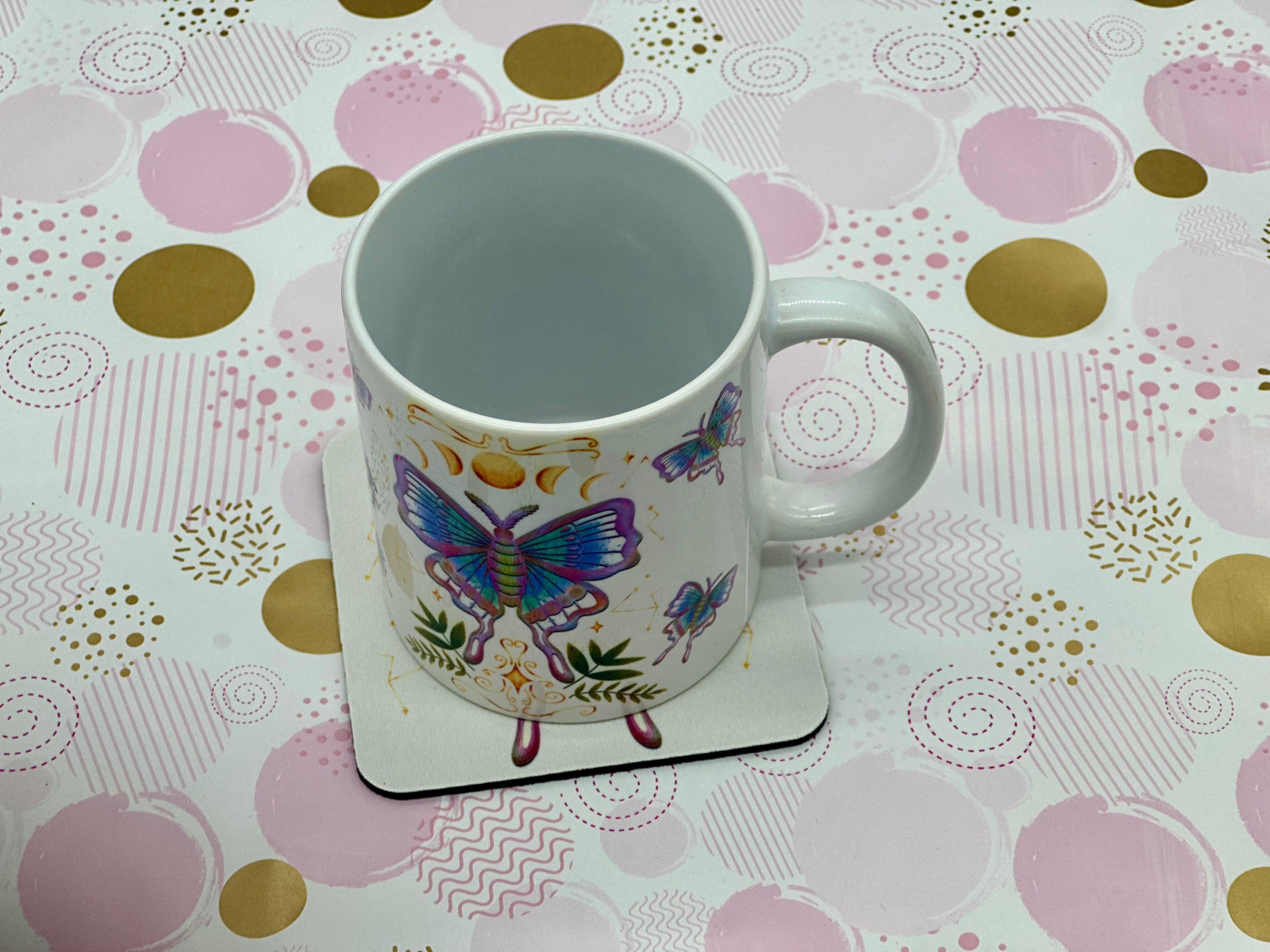Luna Moth Mug Coaster