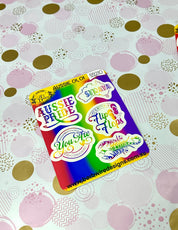 Aussie Slang Matte Vinyl sticker sheet