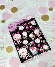 Popcorn Bliss Gloss Vinyl Sticker sheet