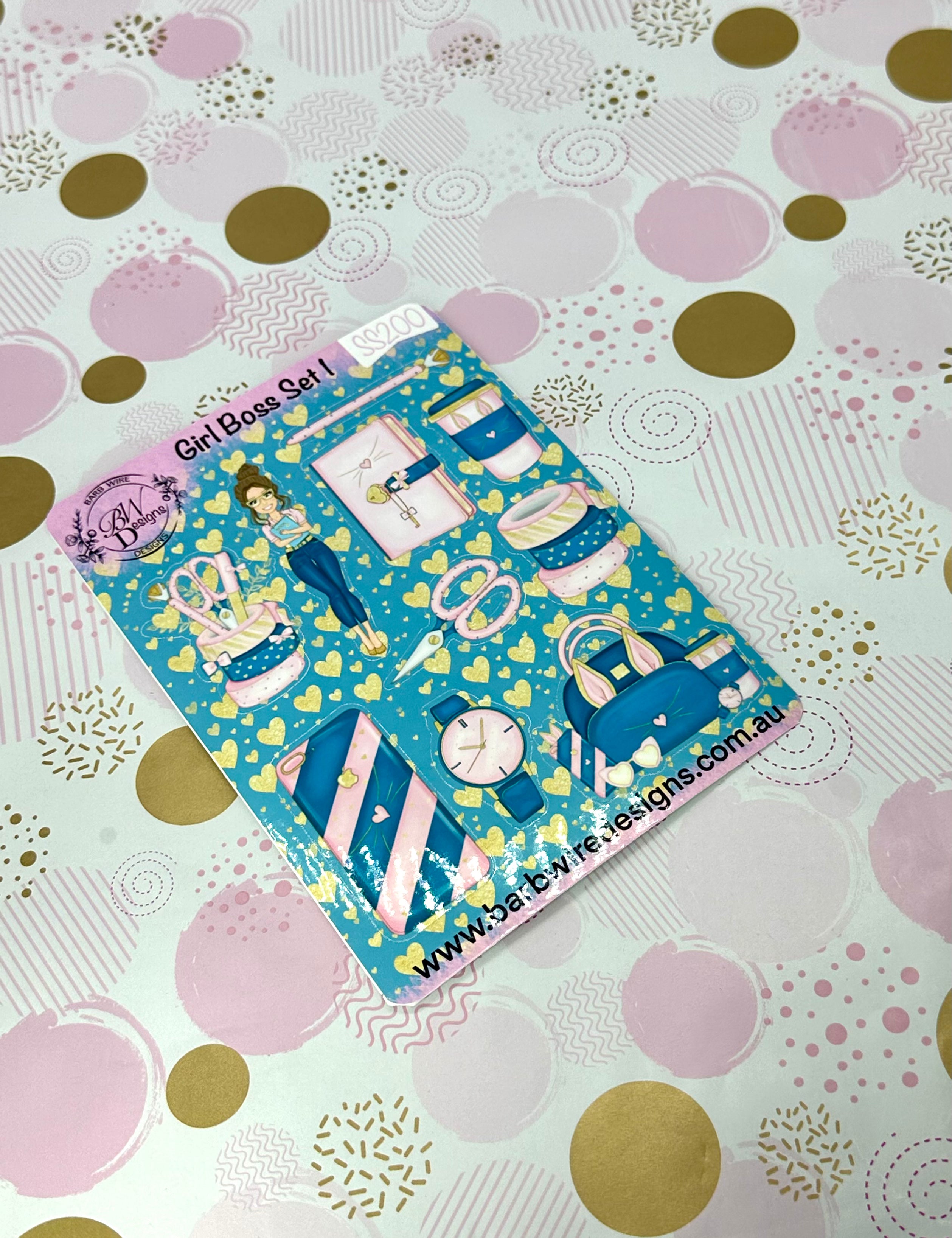 Girl Boss Glossy Sticker Sheet