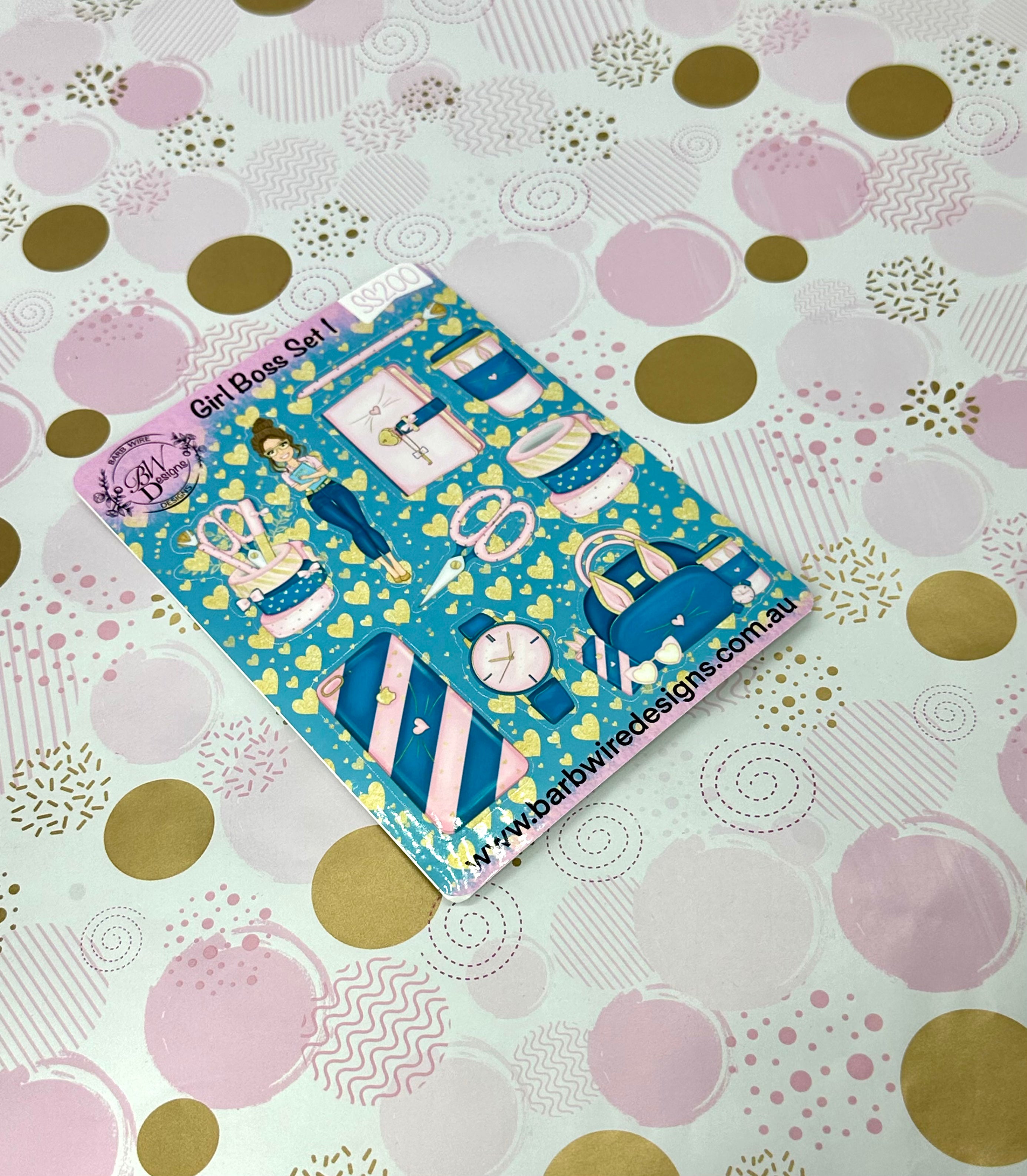 Girl Boss Vinyl Sticker Sheet