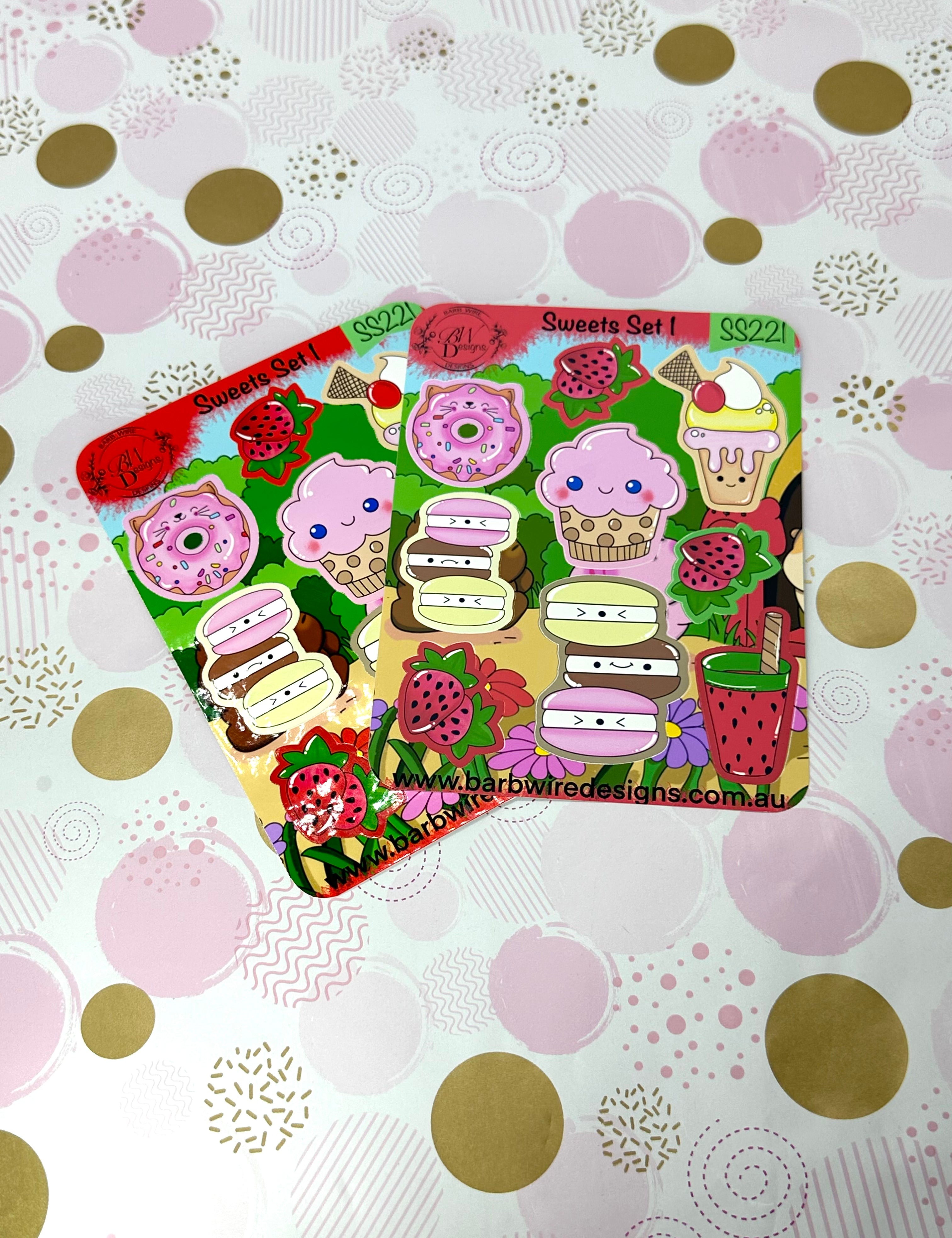 Sweets Vinyl Sticker Sheet