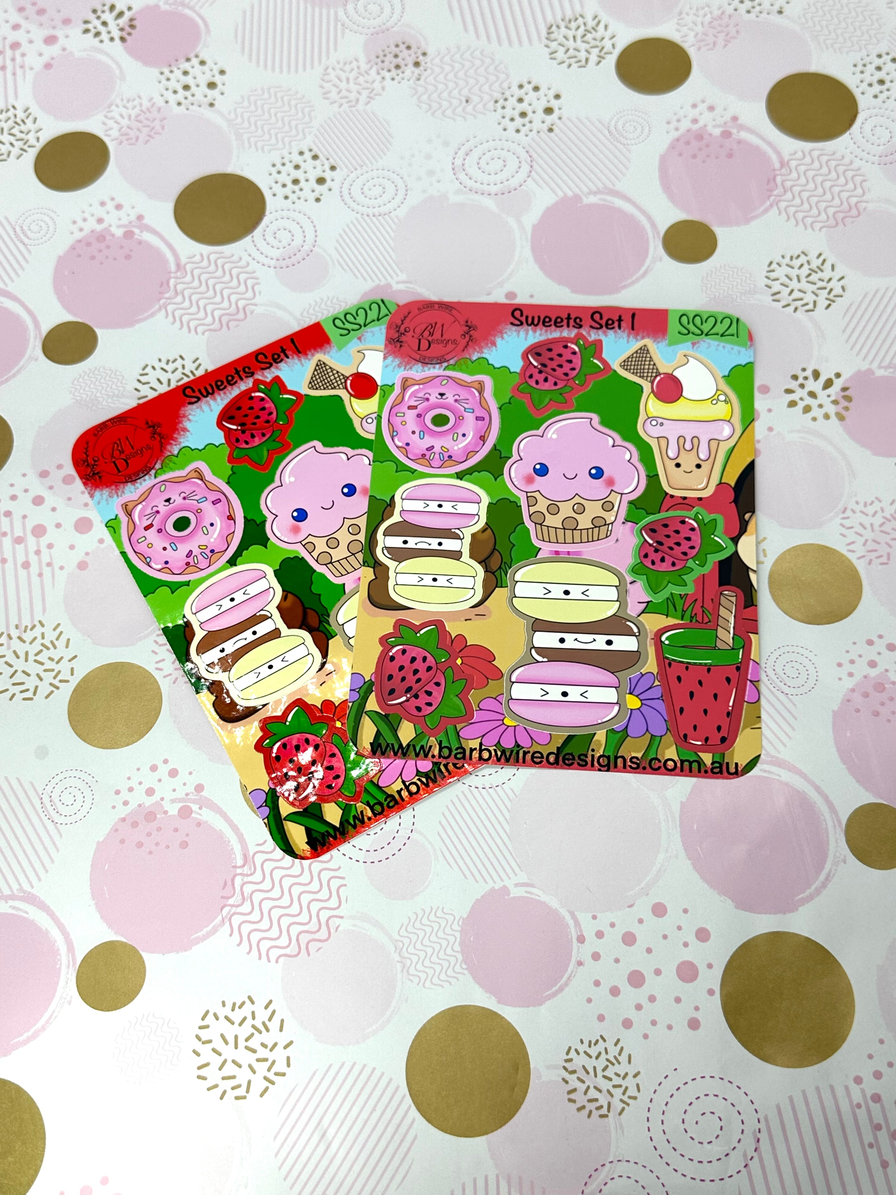 Sweets Vinyl Sticker Sheet
