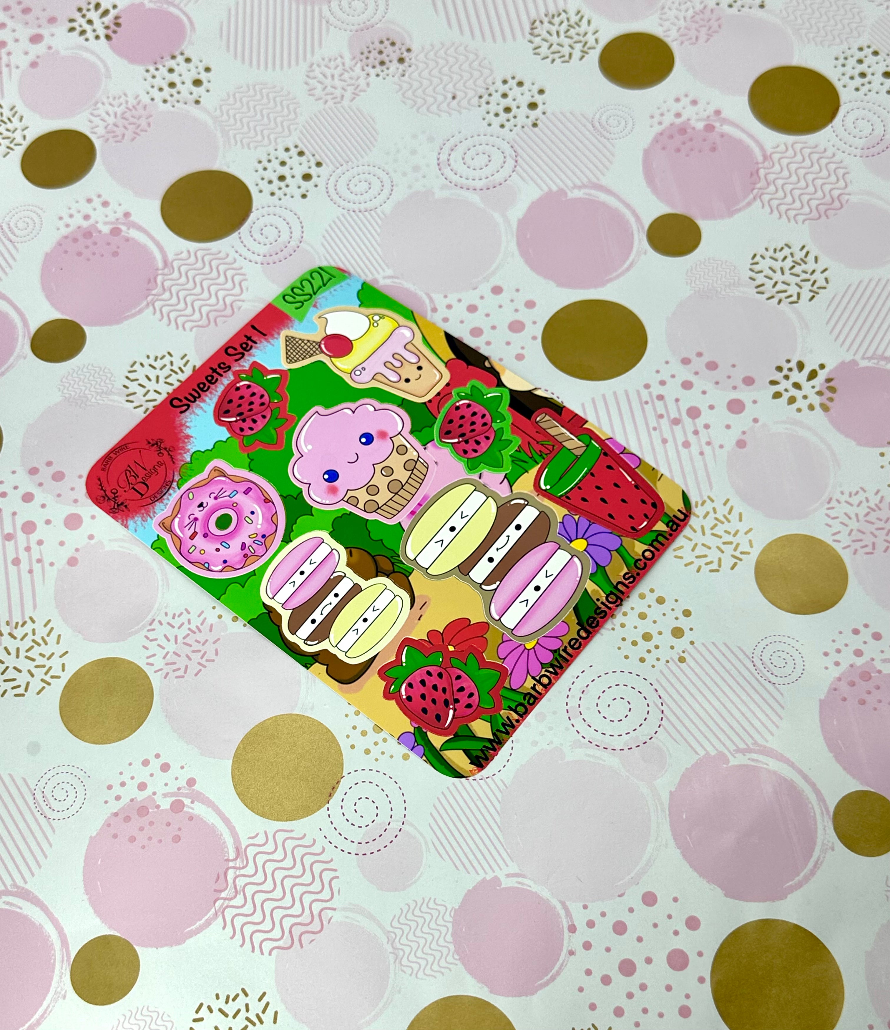 Sweets Matt Vinyl Sticker Sheet