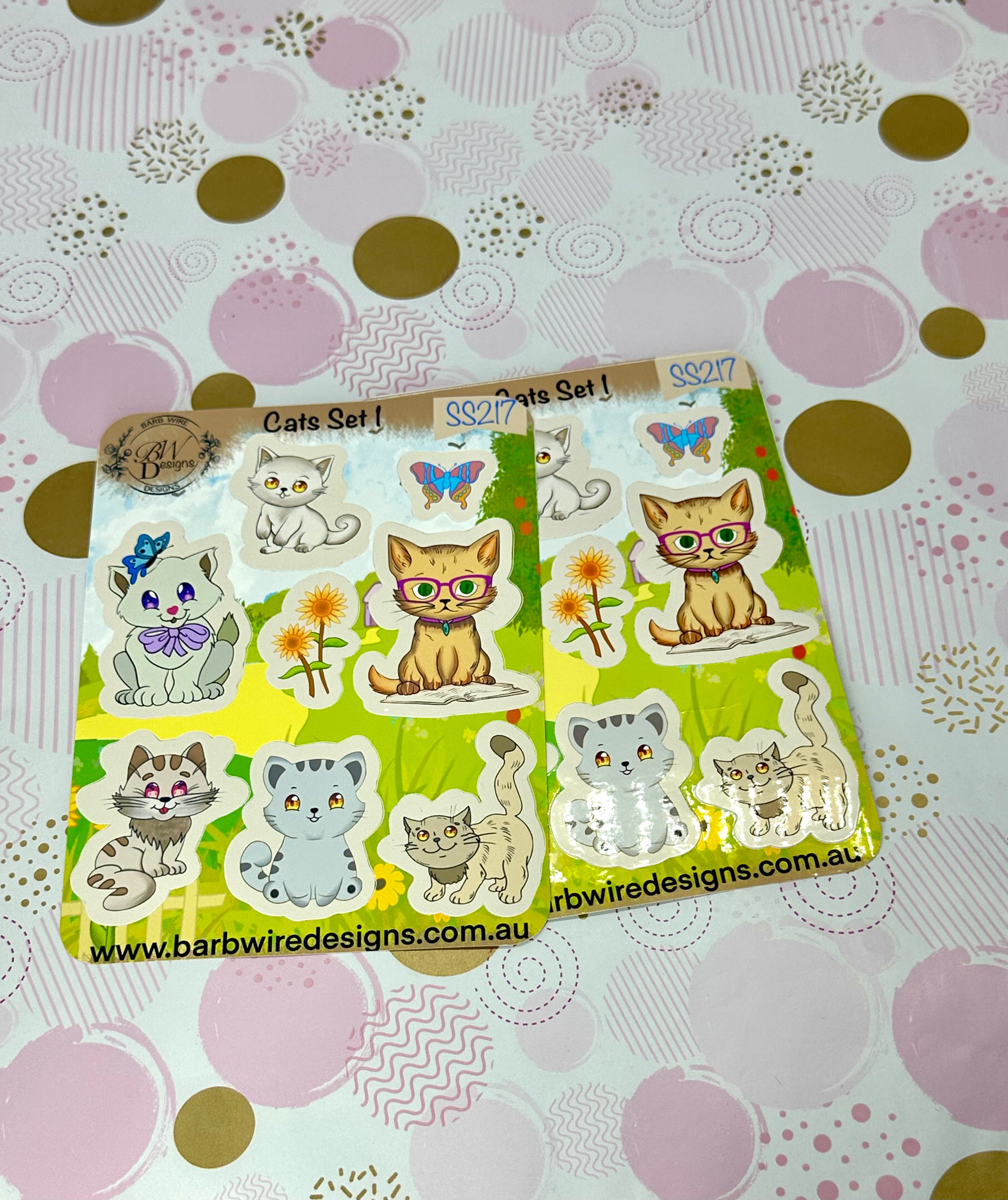 Cats Vinyl Sticker Sheet