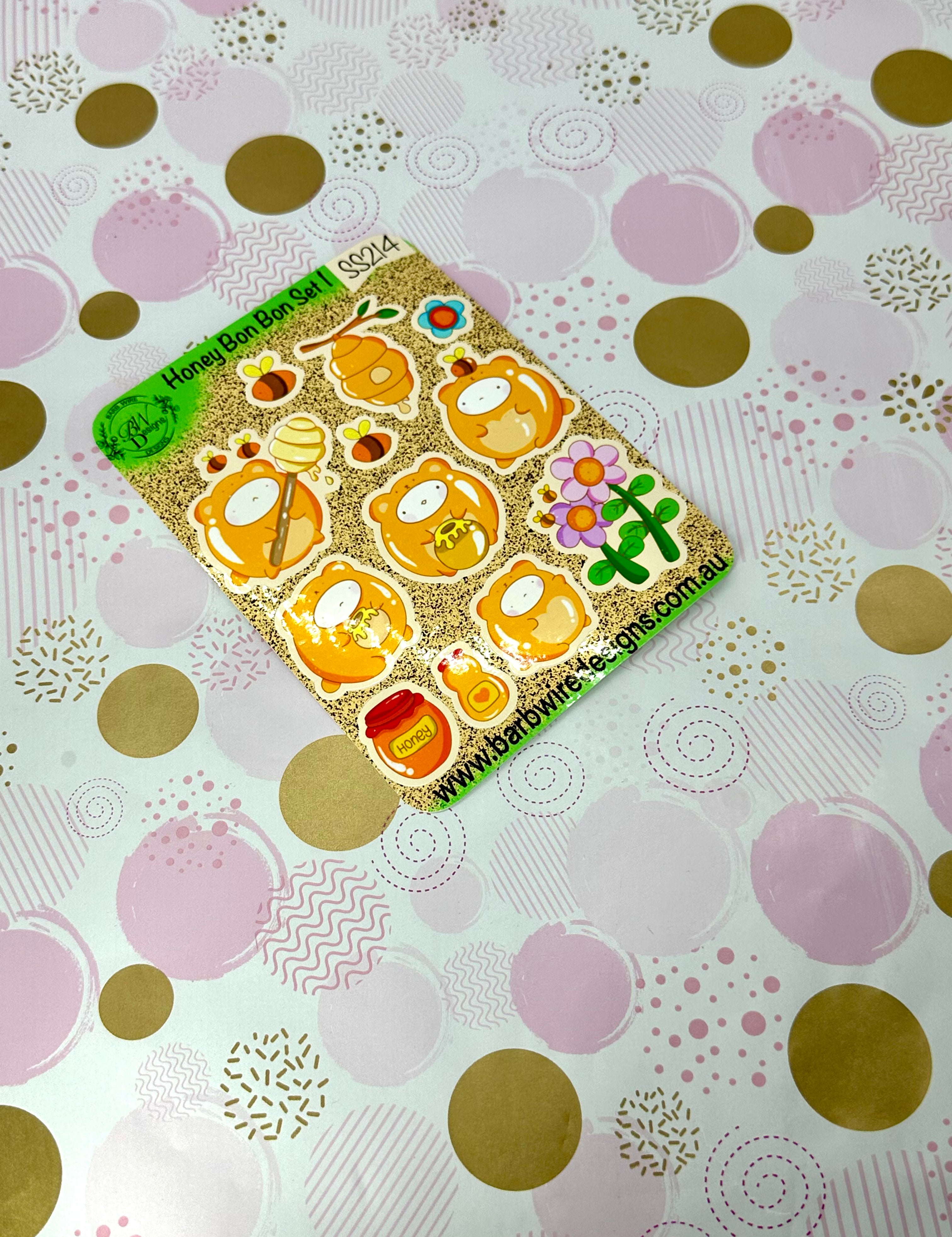 Honey Bon Bon Sticker SHeet Gloss
