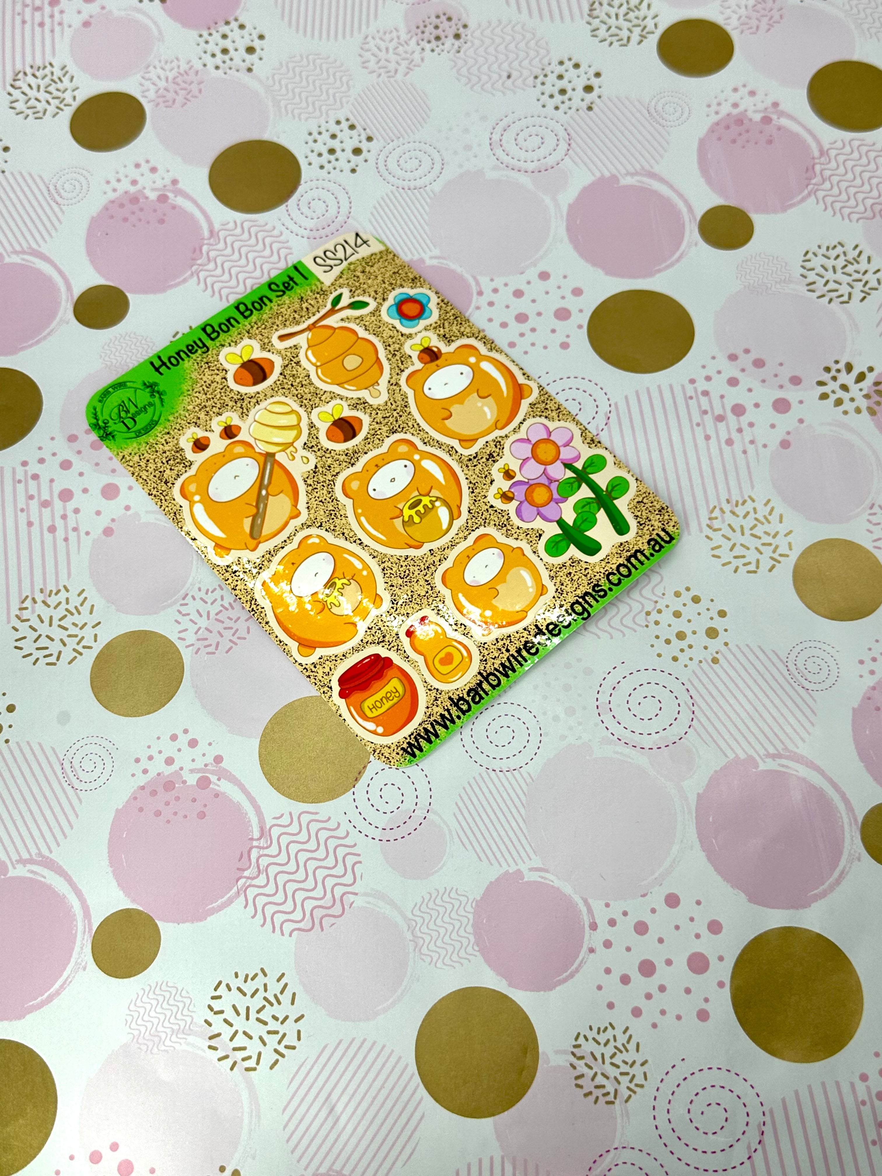 Honey Bon Bon Sticker SHeet Gloss