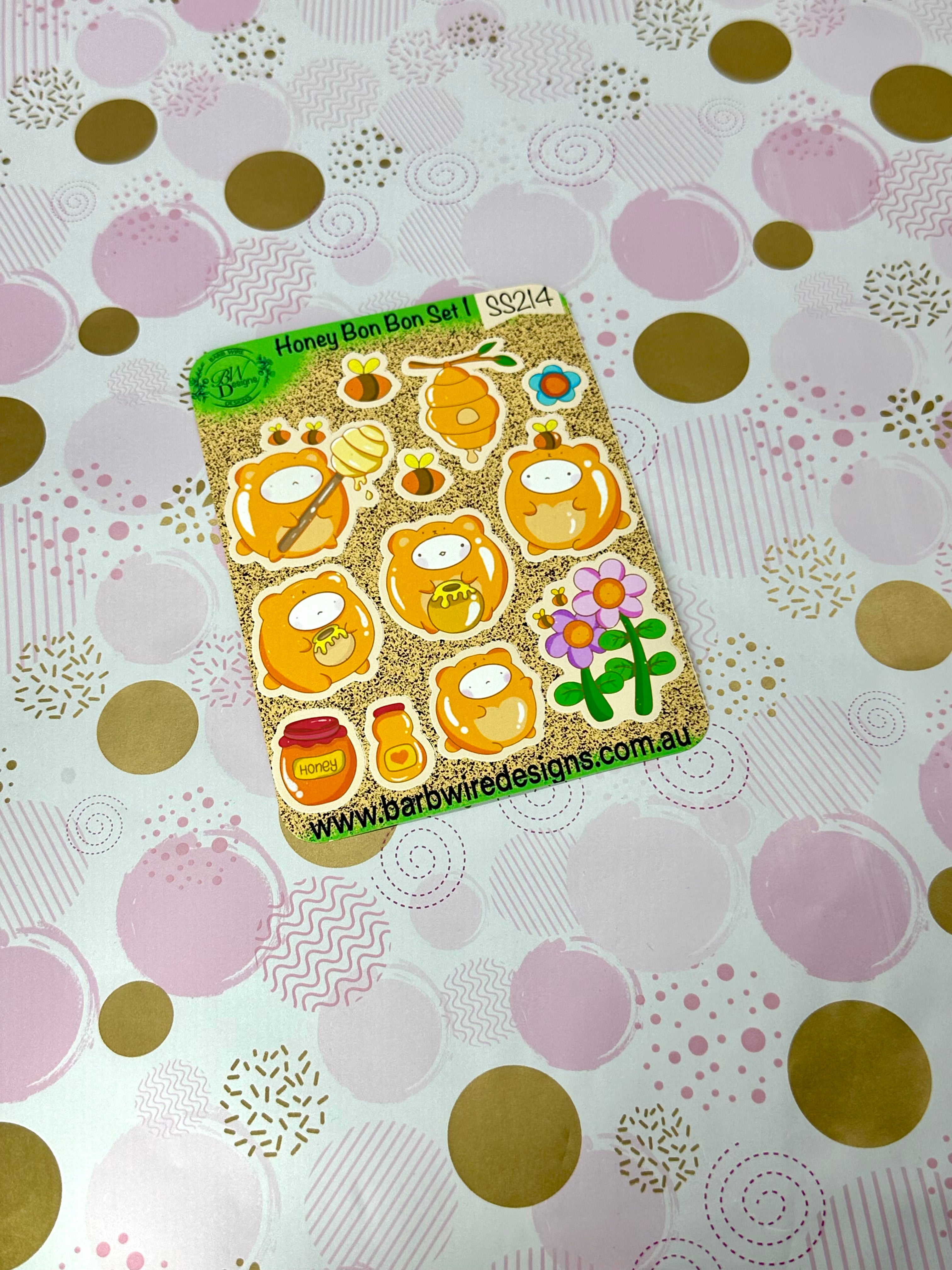 Honey Bon Bon Matt Sticker Sheet
