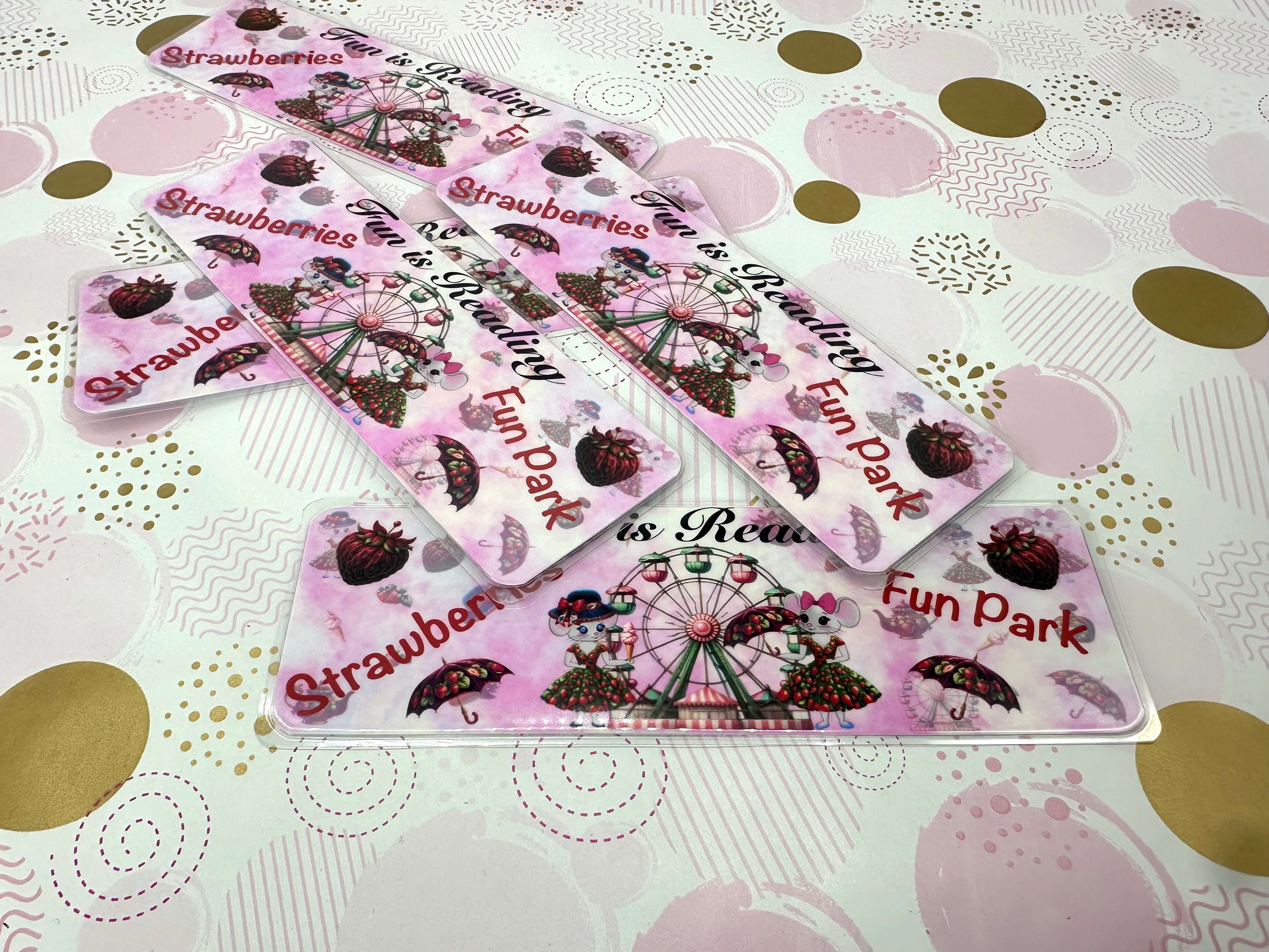 Strawberry Lane Traditional Bookmark