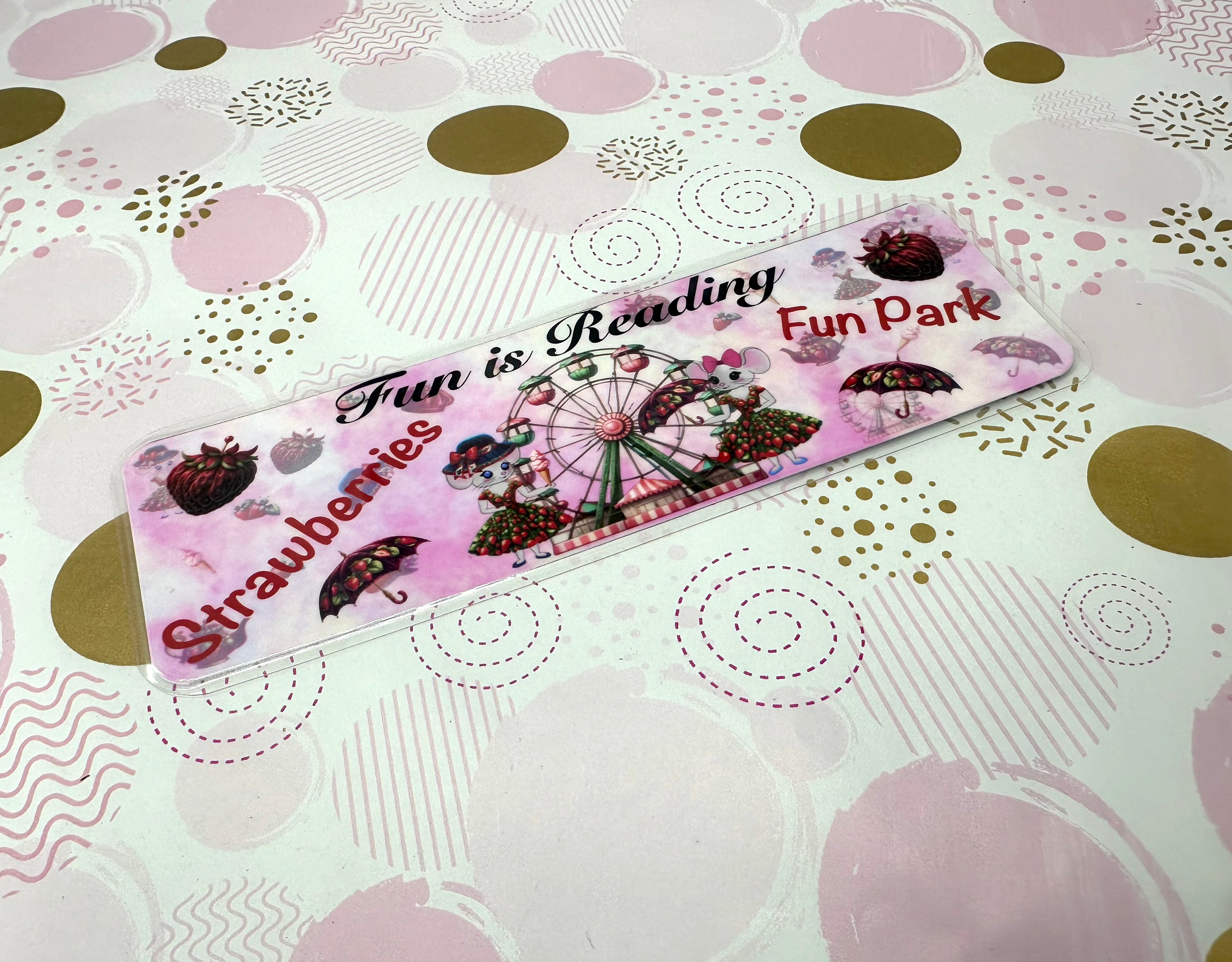 Strawberry Lane Traditional Bookmark