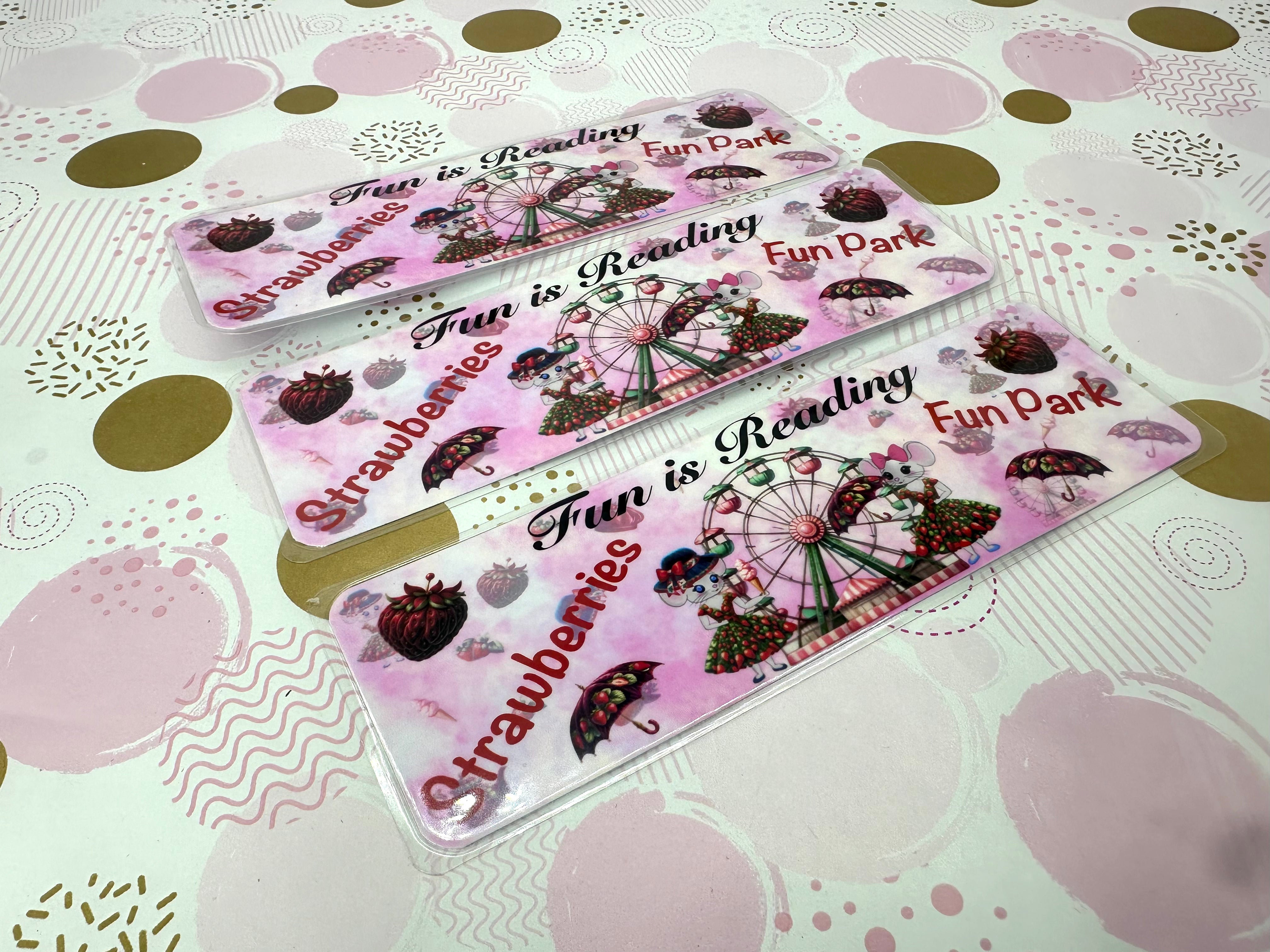 Strawberry Lane Traditional Bookmark