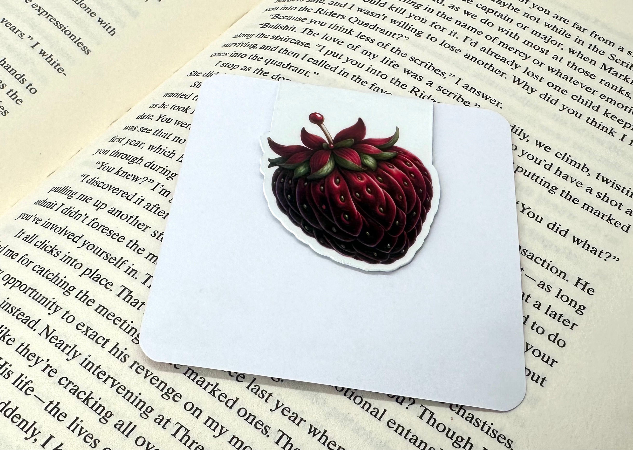 Strawberry Lane Magnetic Bookmark Strawberry
