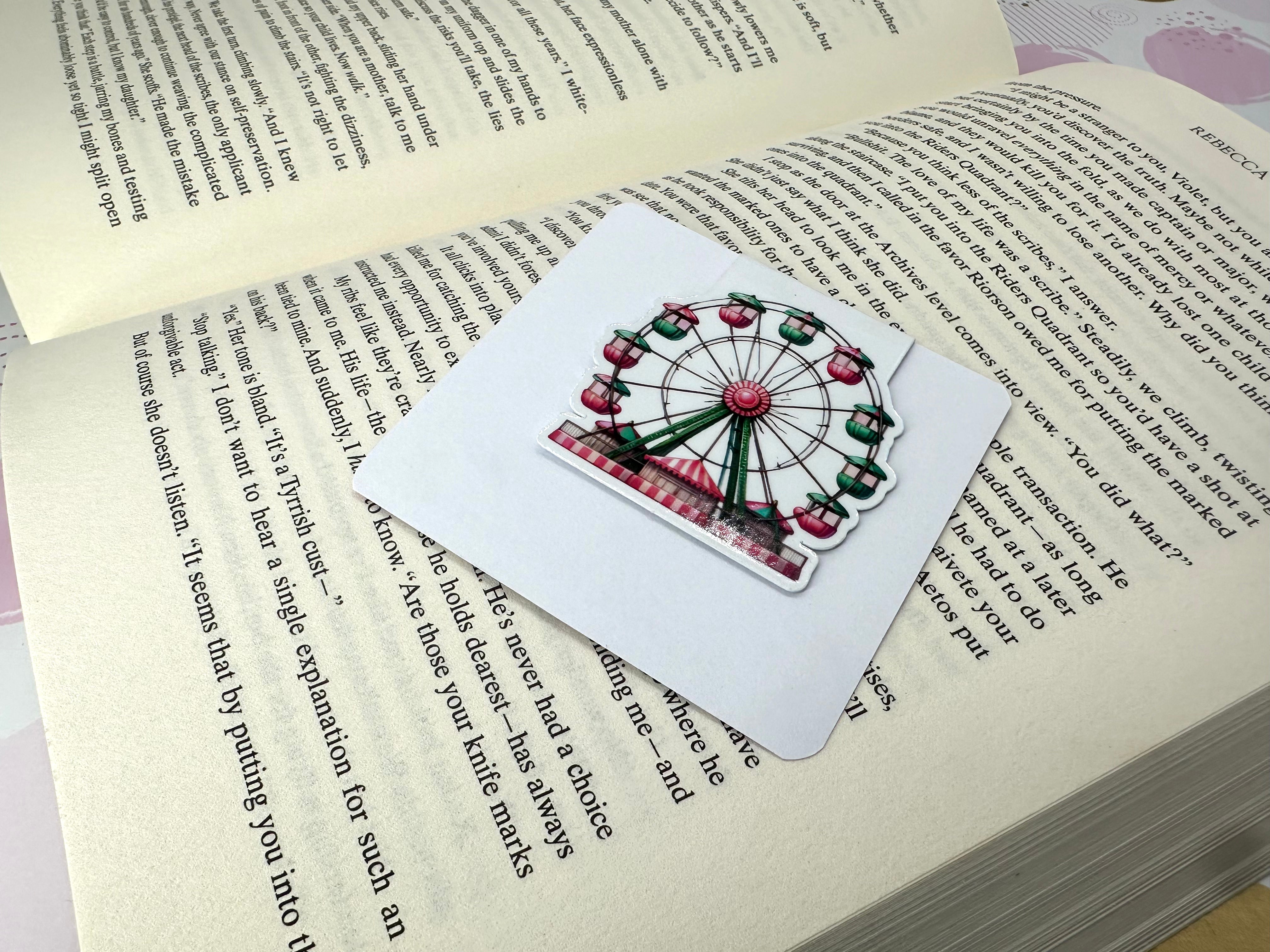 Strawberry Lane Magnetic Bookmark Mary Go Round