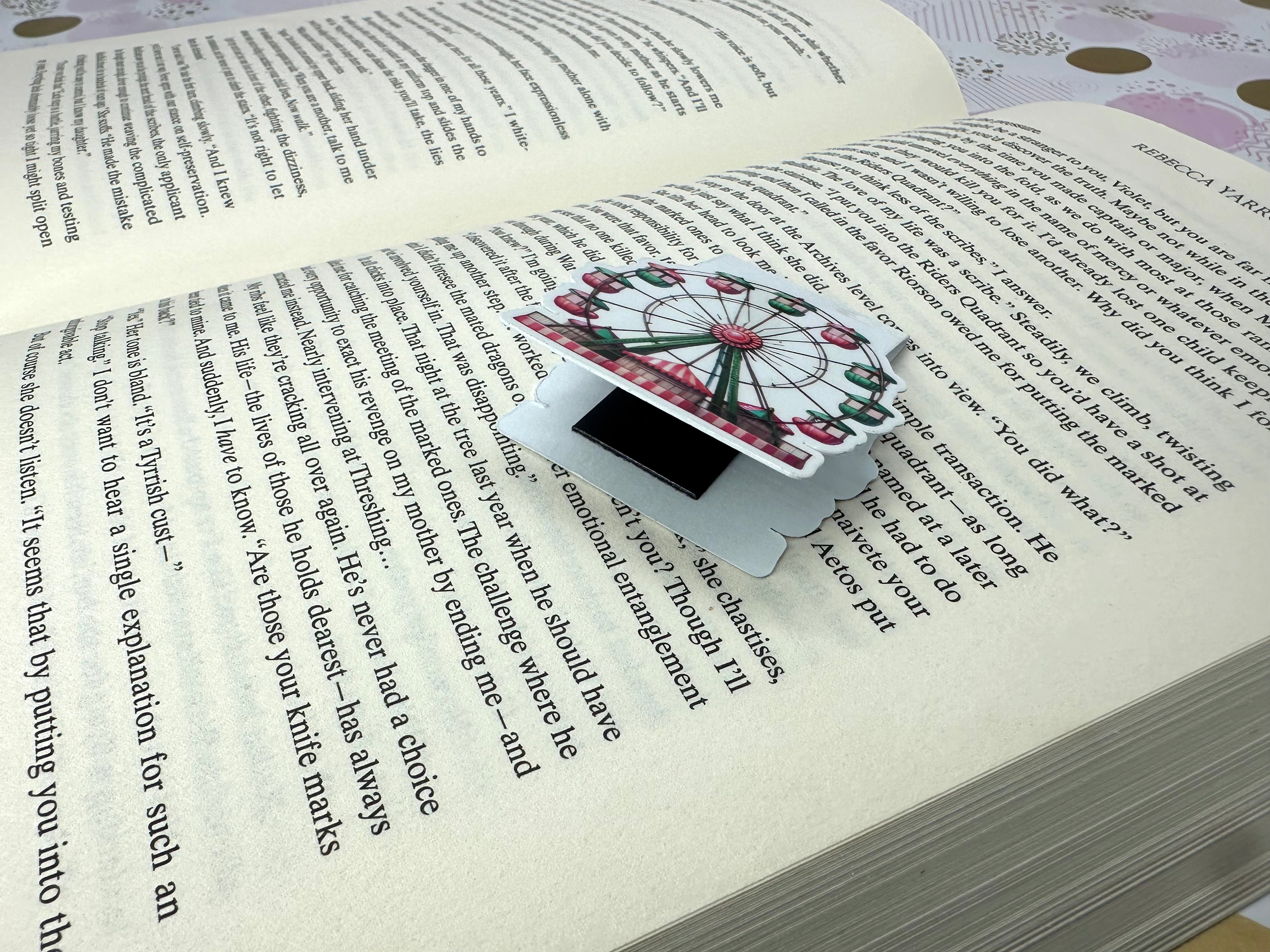 Strawberry Lane Magnetic Bookmark Mary Go Round
