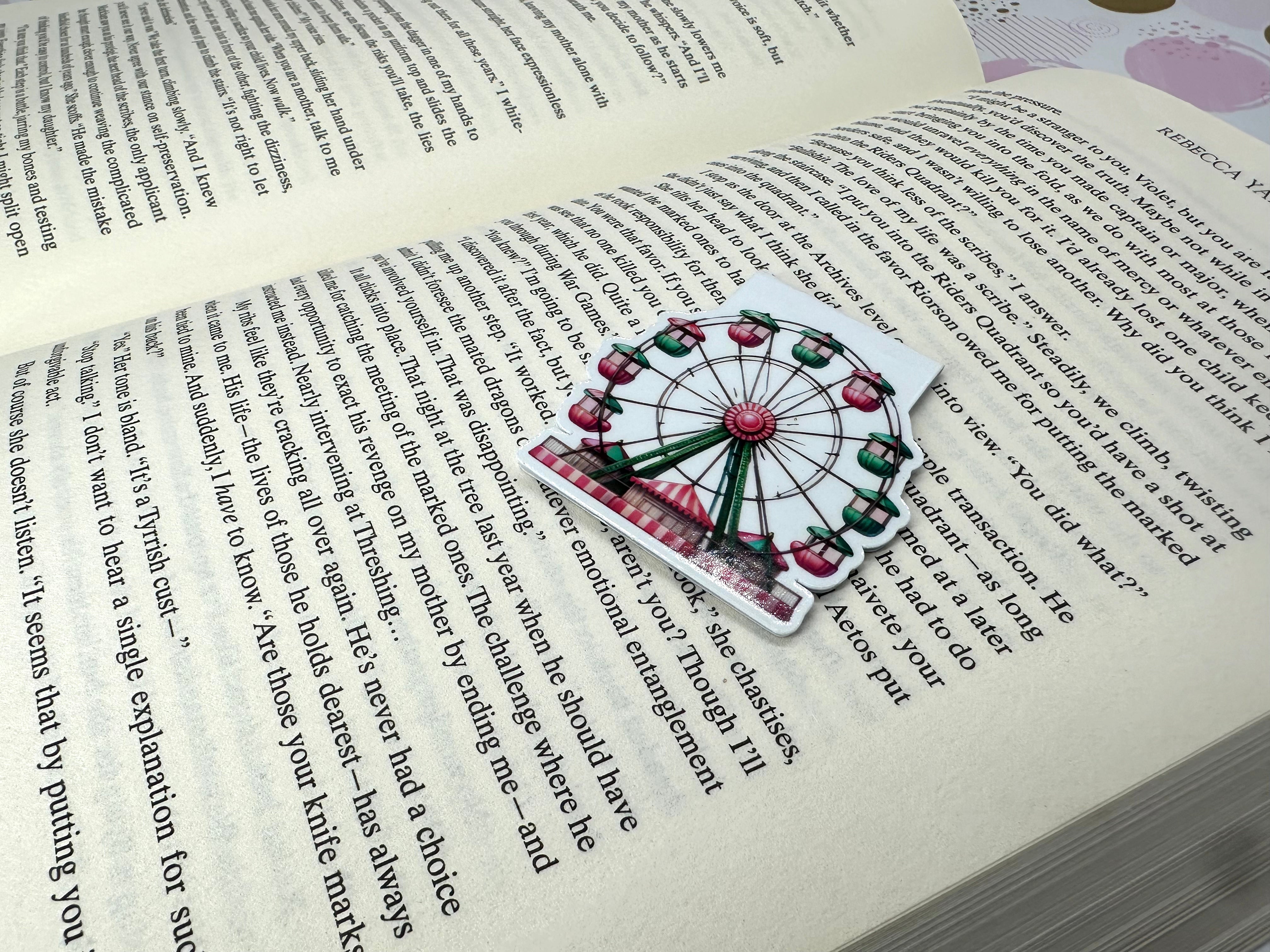 Strawberry Lane Magnetic Bookmark Mary Go Round