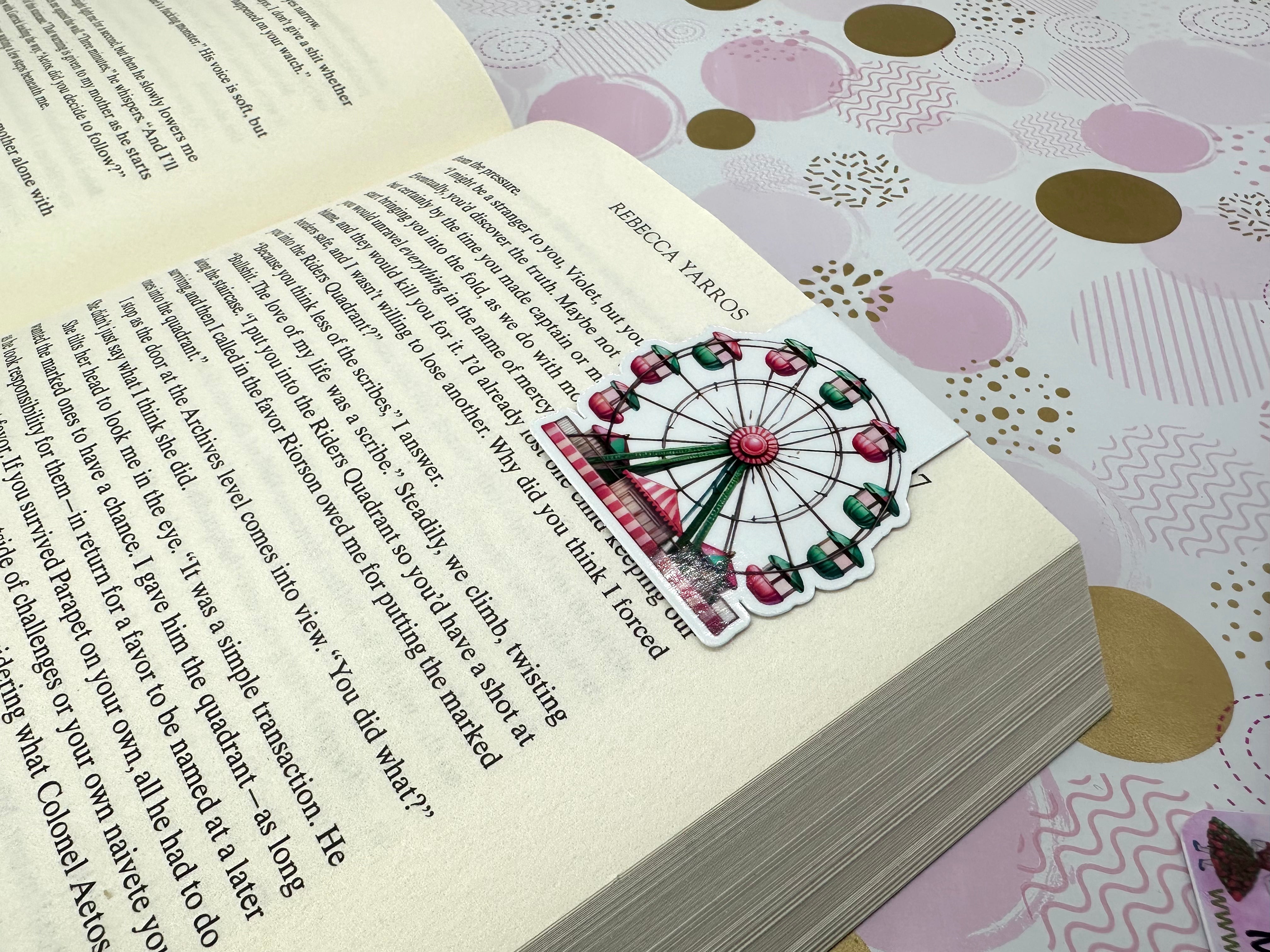 Strawberry Lane Magnetic Bookmark Mary Go Round