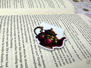 Strawberry Lane Magnetic Bookmark Teapot