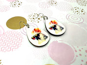 Cockatoo Sunglasses Drop Ear Rings