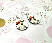 Cockatoo Cowboy Hat Ear Rings