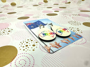 Straya Rainbow Sublimation Ear Rings