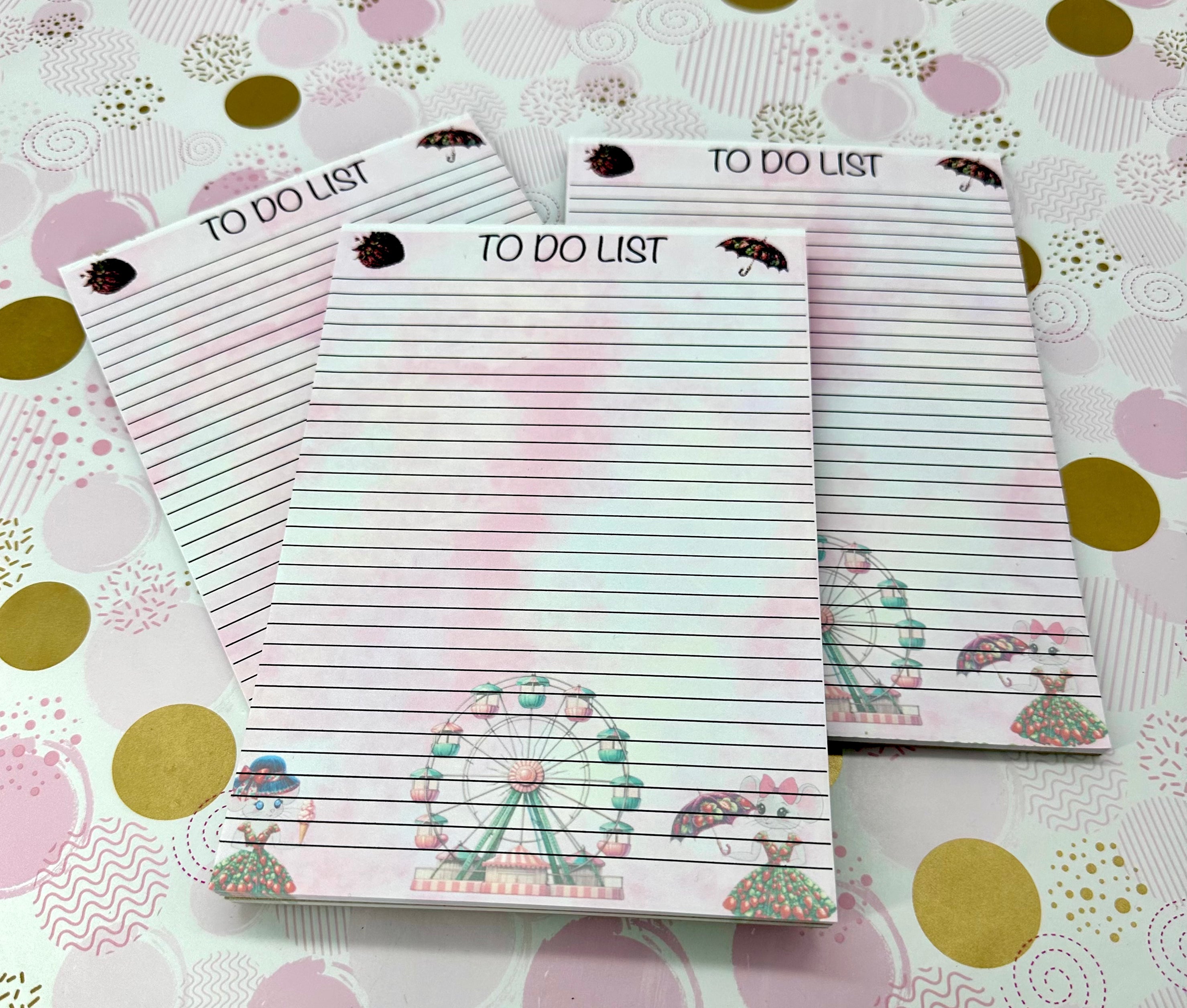 A5 Strawberry Lane To DO List Barb Wire Designs