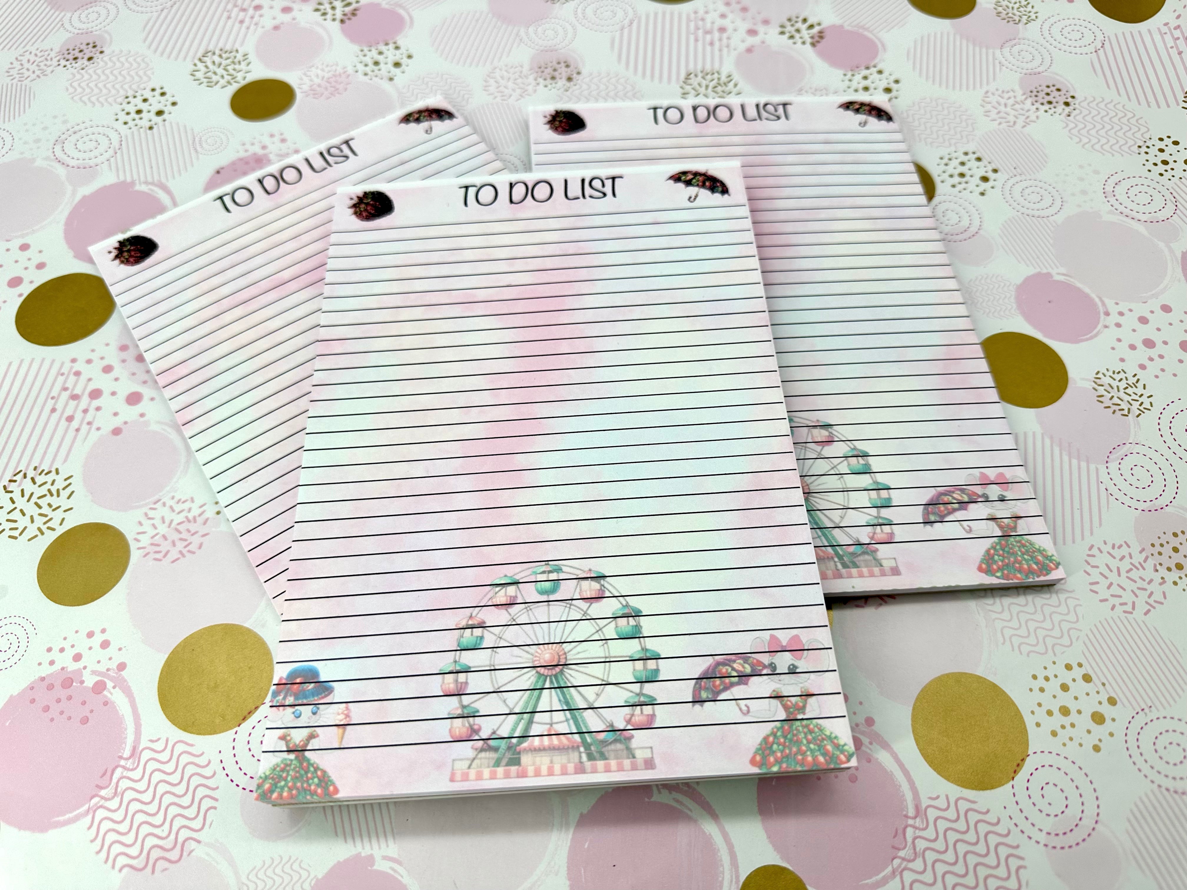 A5 Strawberry Lane To DO List