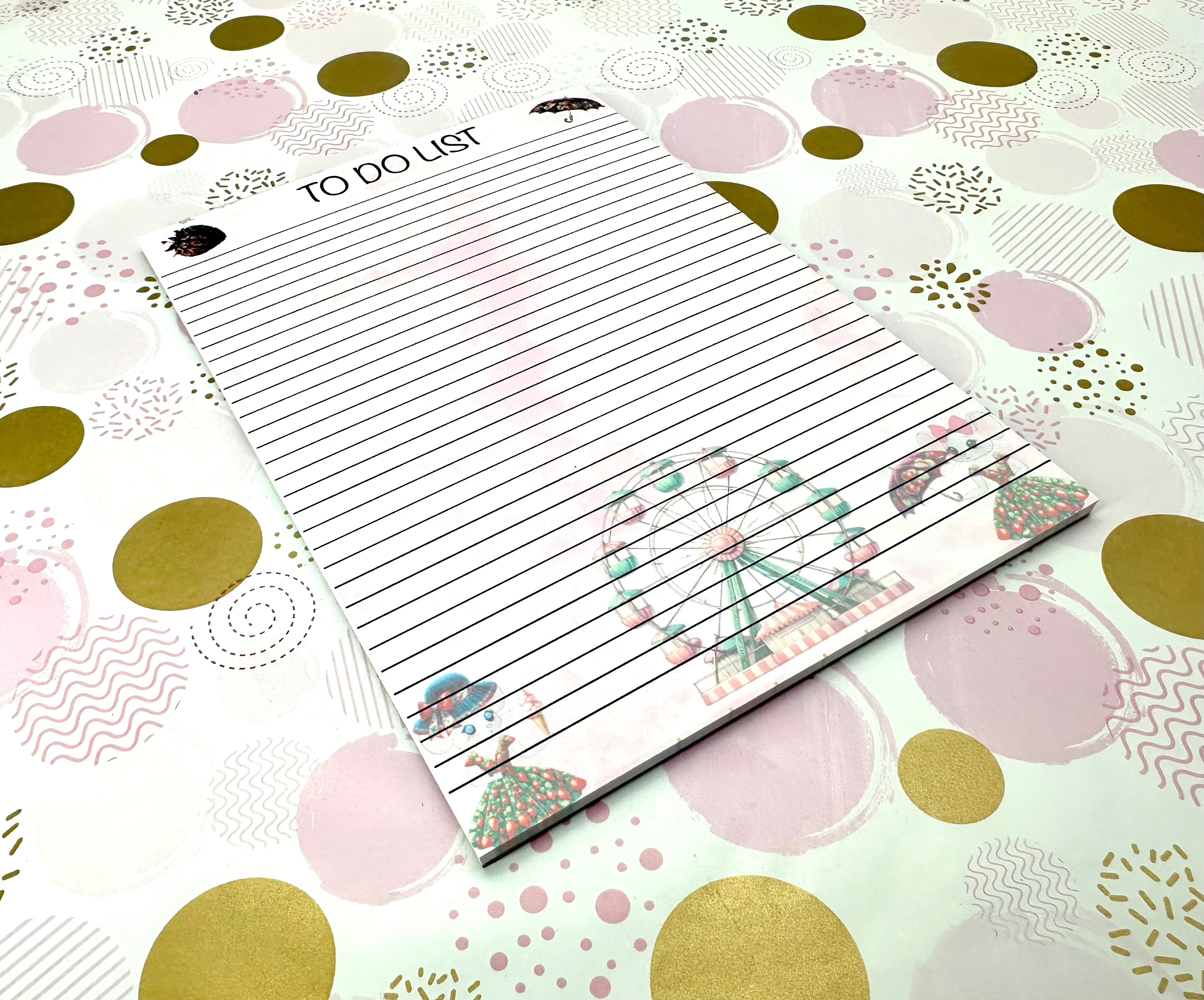 A5 Strawberry Lane To DO List