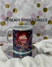 Suneset Shell 3D Mug