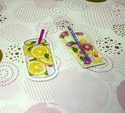 Pink Lemonade Drink Vinyl Sticker