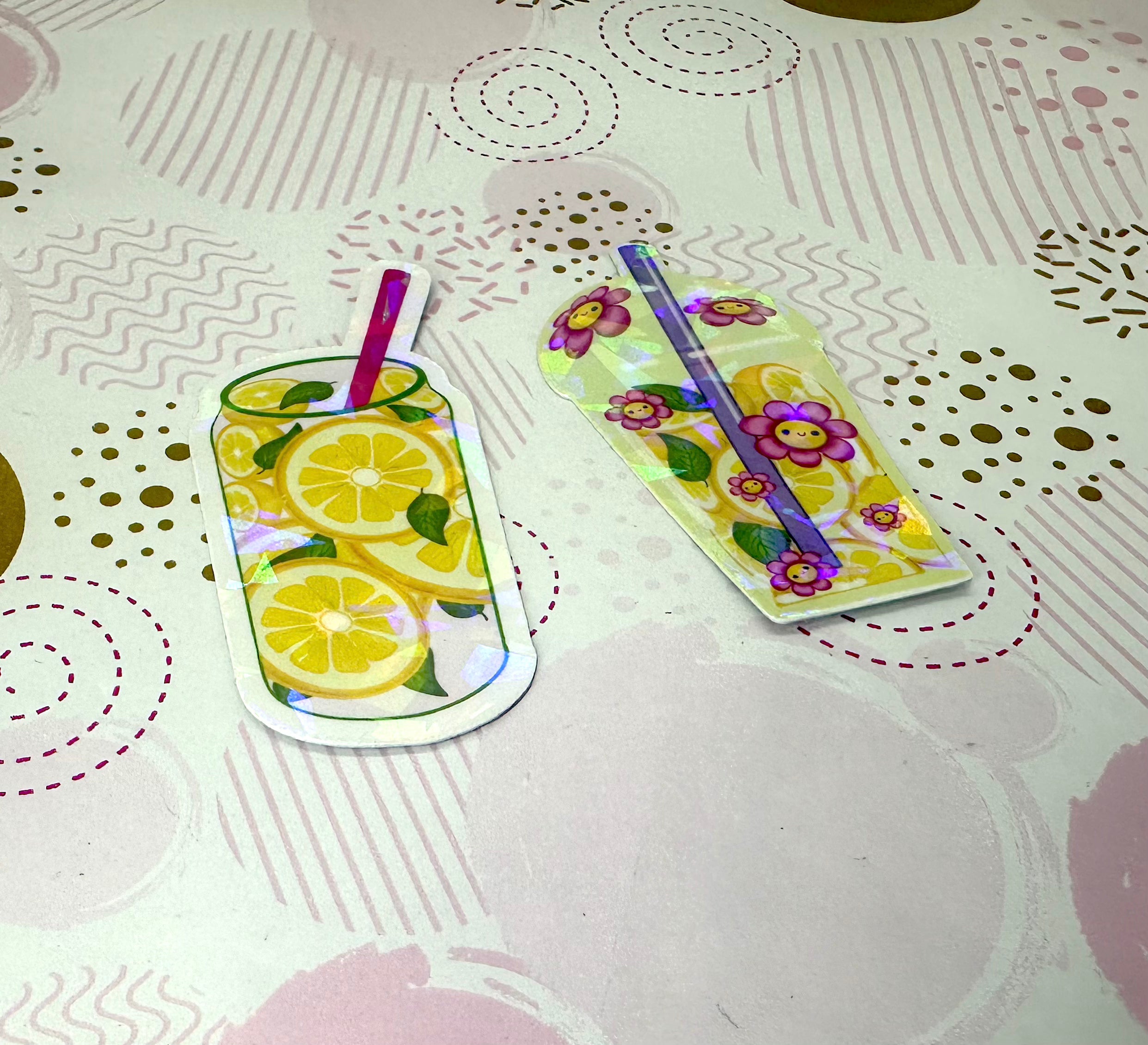 Pink Lemonade Drink Vinyl Sticker