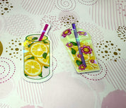 Pink Lemonade Drink Vinyl Sticker