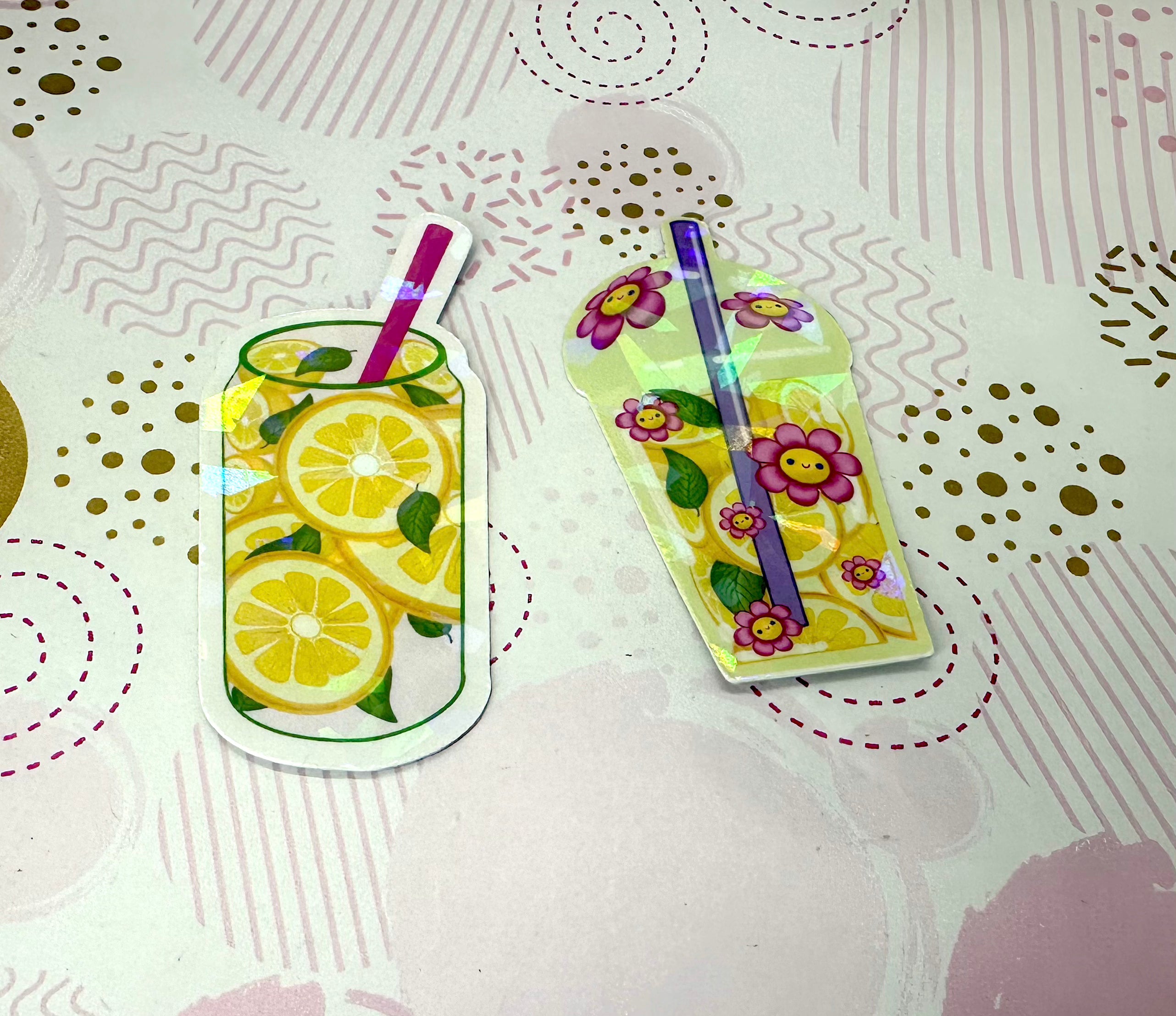 Pink Lemonade Drink Vinyl Sticker