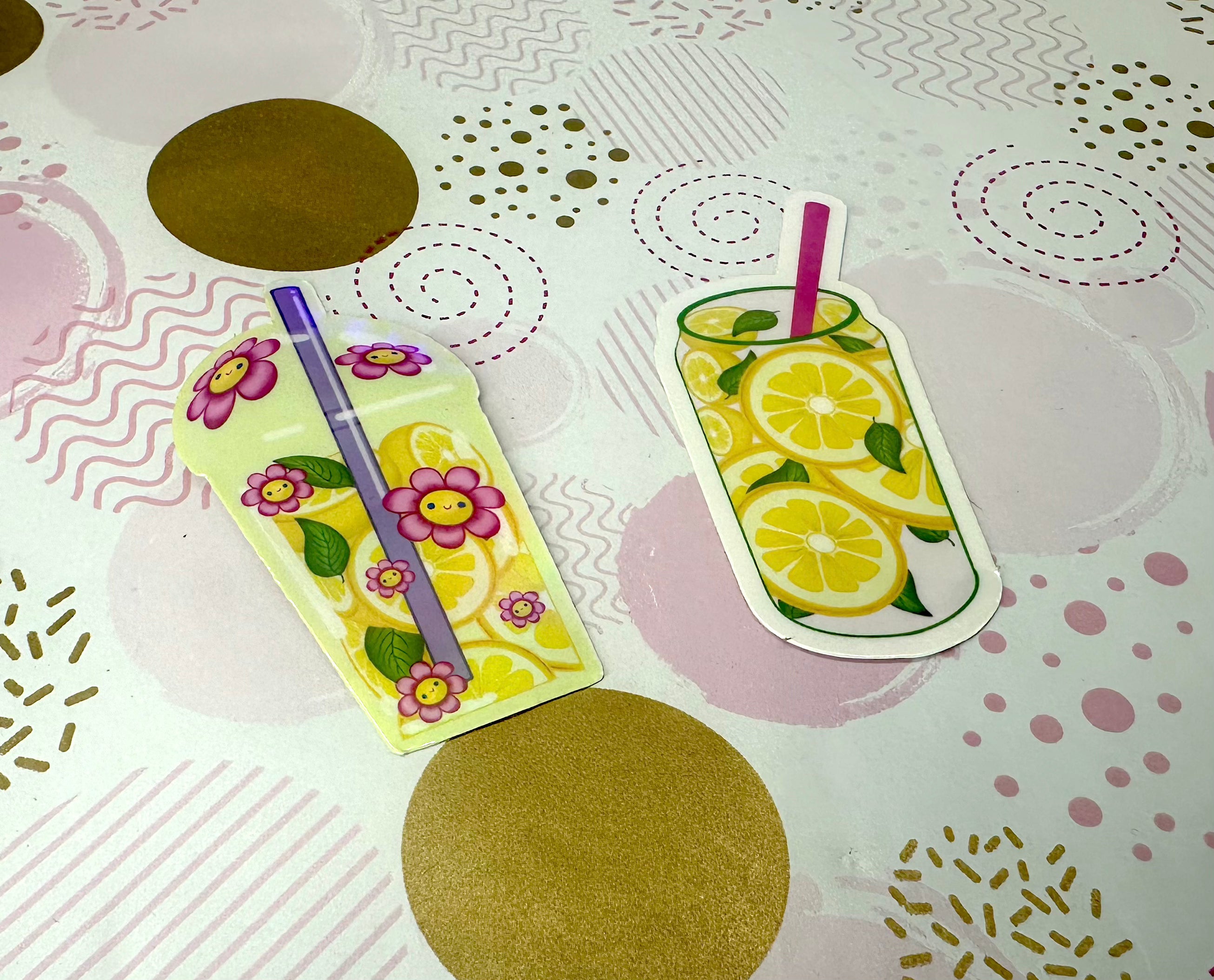 Pink Lemonade Drink Vinyl Sticker