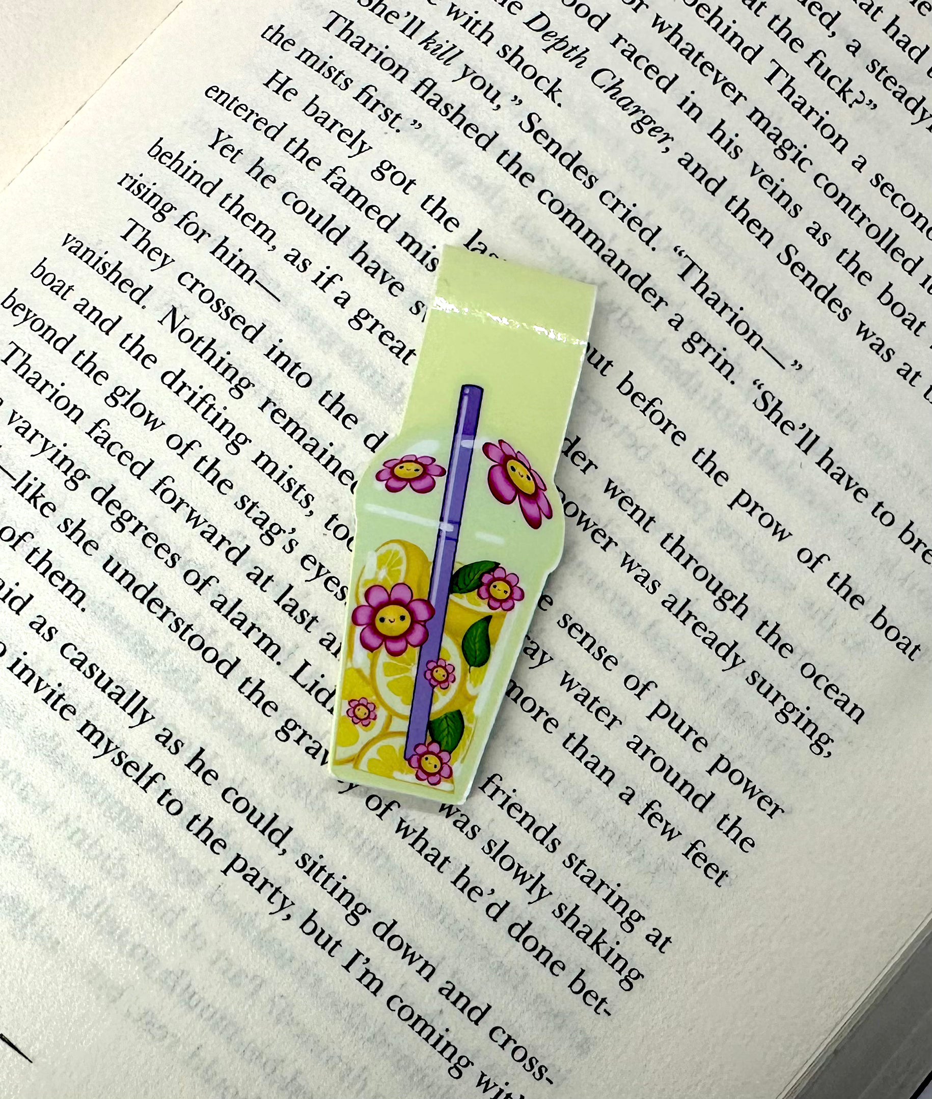 Pink Lemonade Magnetic Bookmark Set