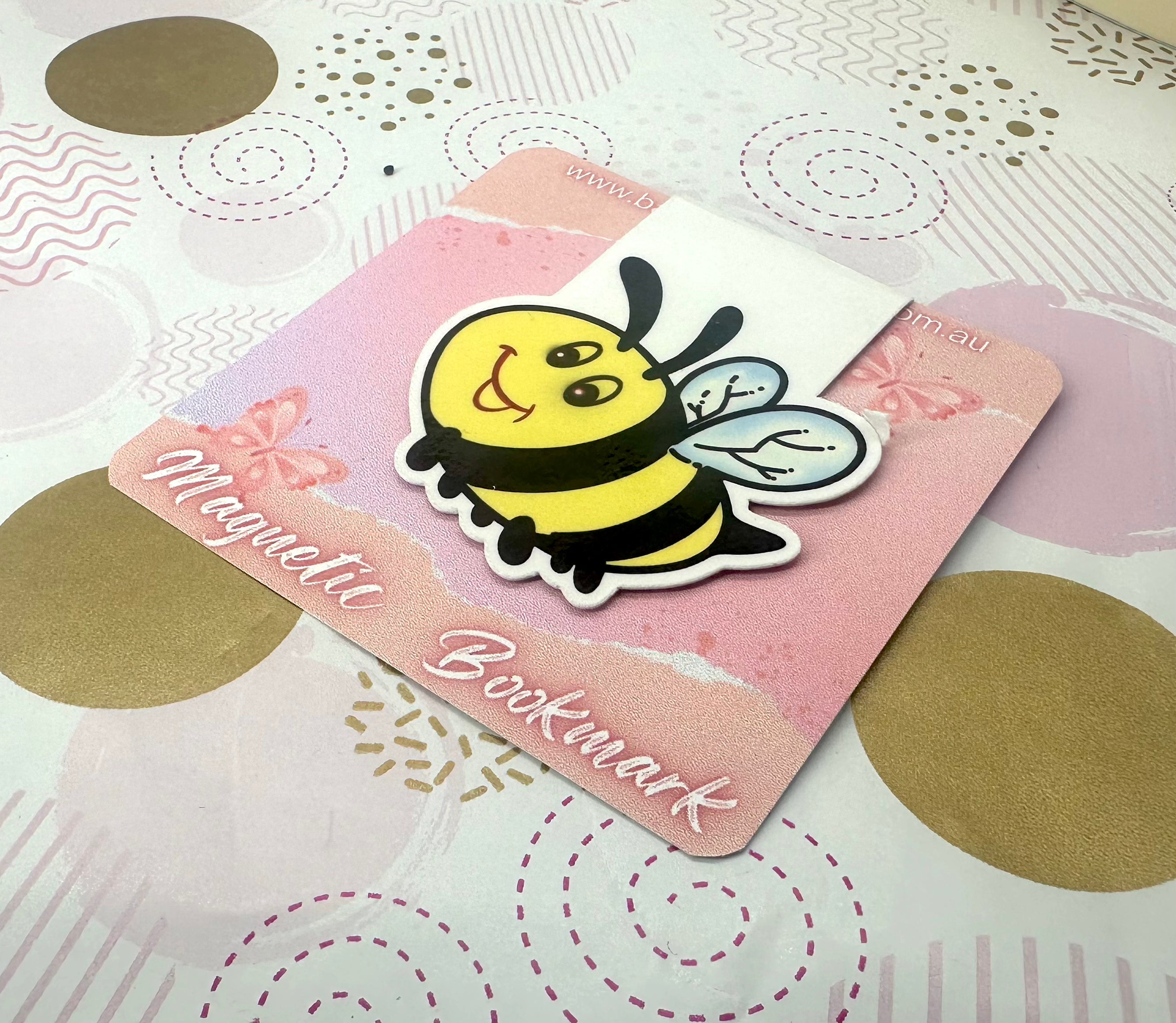 Bumble Bee Magnetic Bookmark
