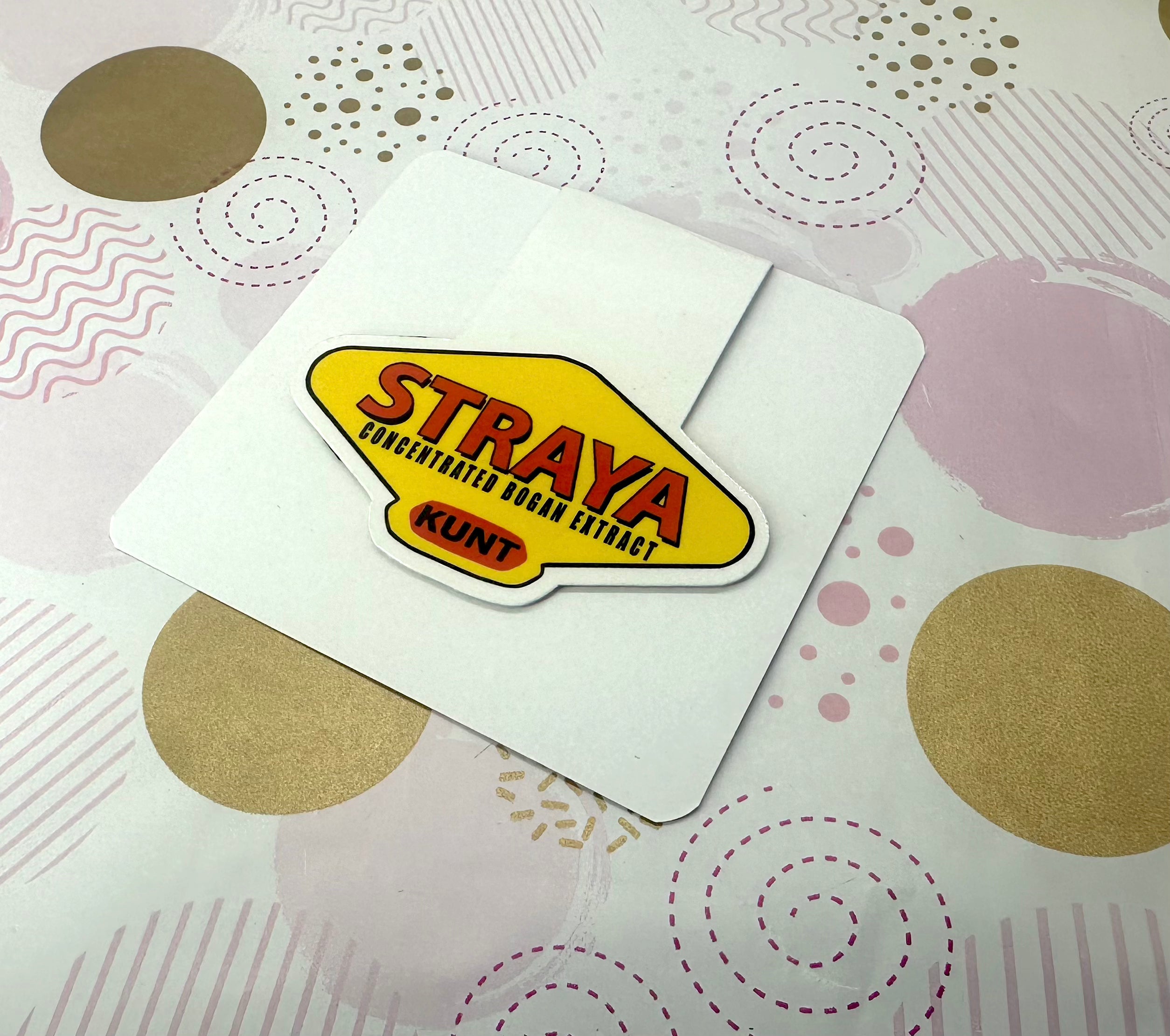 Straya Bogan Funny Magnetic Bookmark Barb Wire Designs