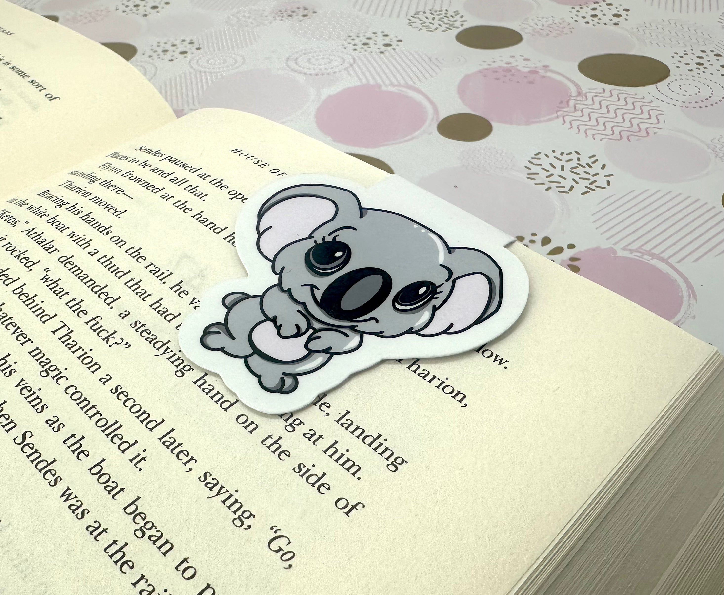 Koala Bear Drawing Magnetic Bookmark
