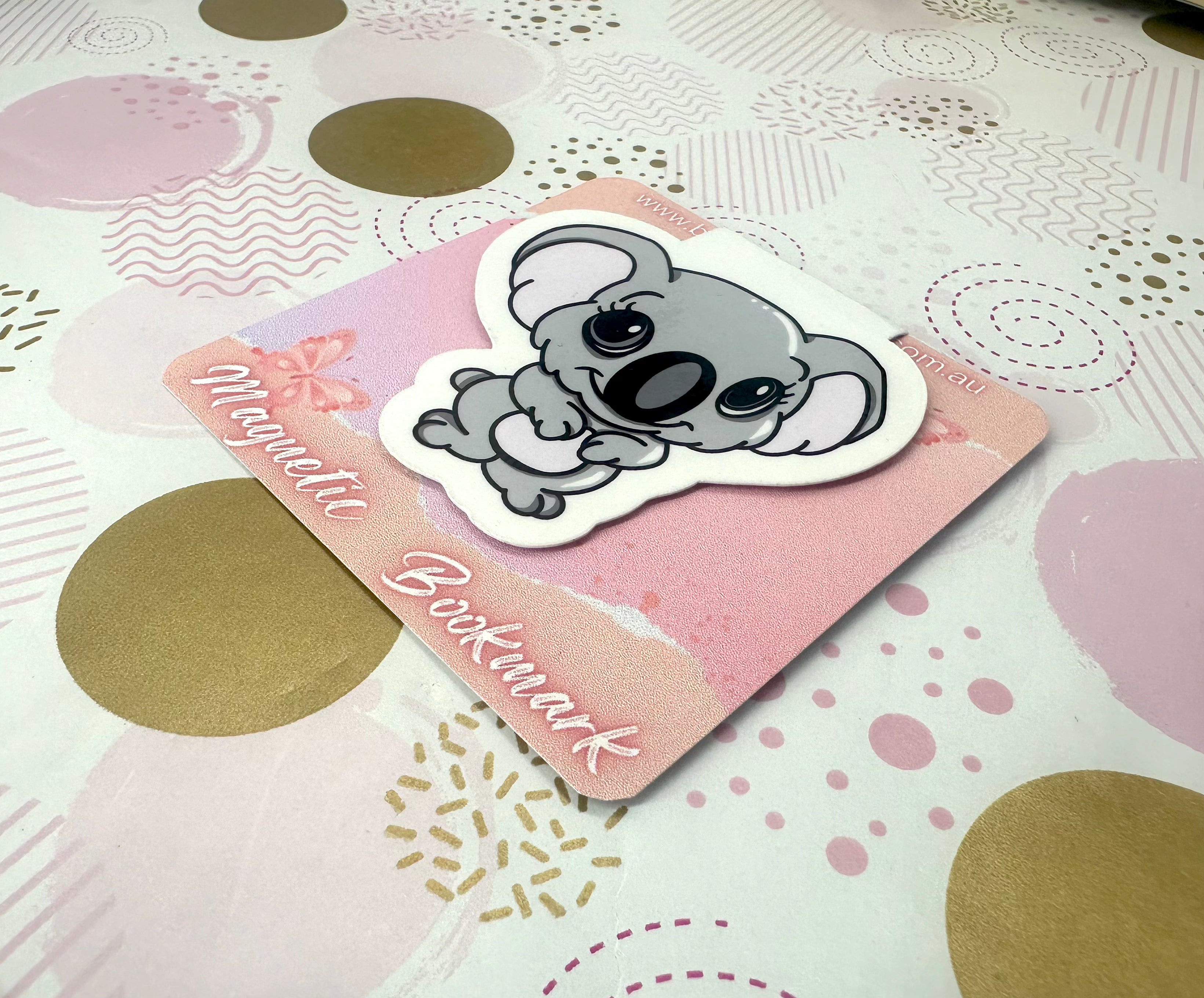 Koala Bear Drawing Magnetic Bookmark