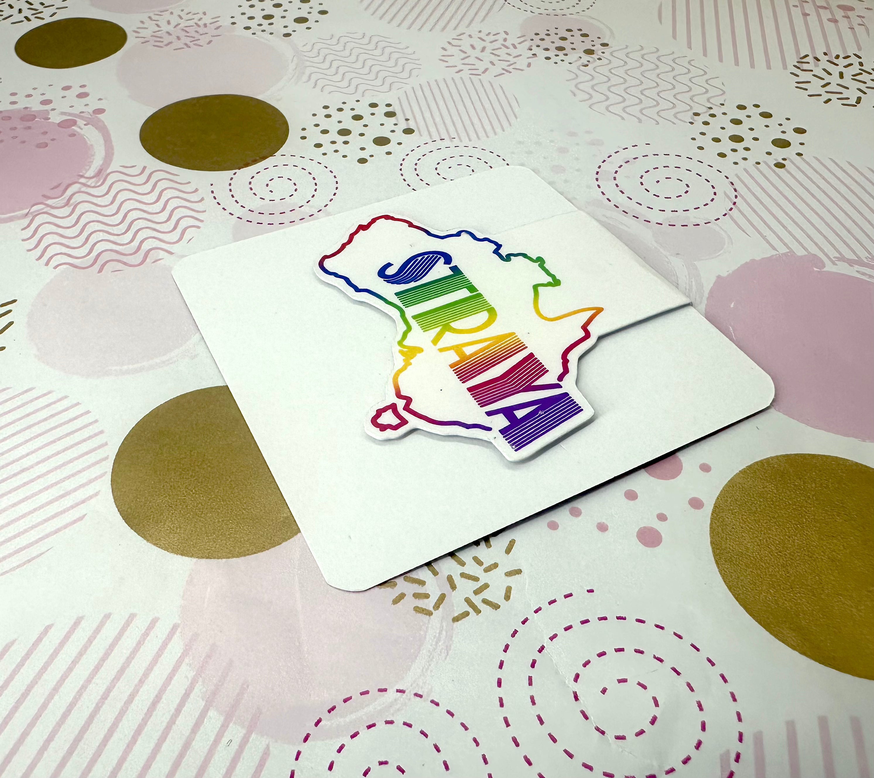 Rainbow Australia Straya Magnetic Bookmark Barb Wire Designs