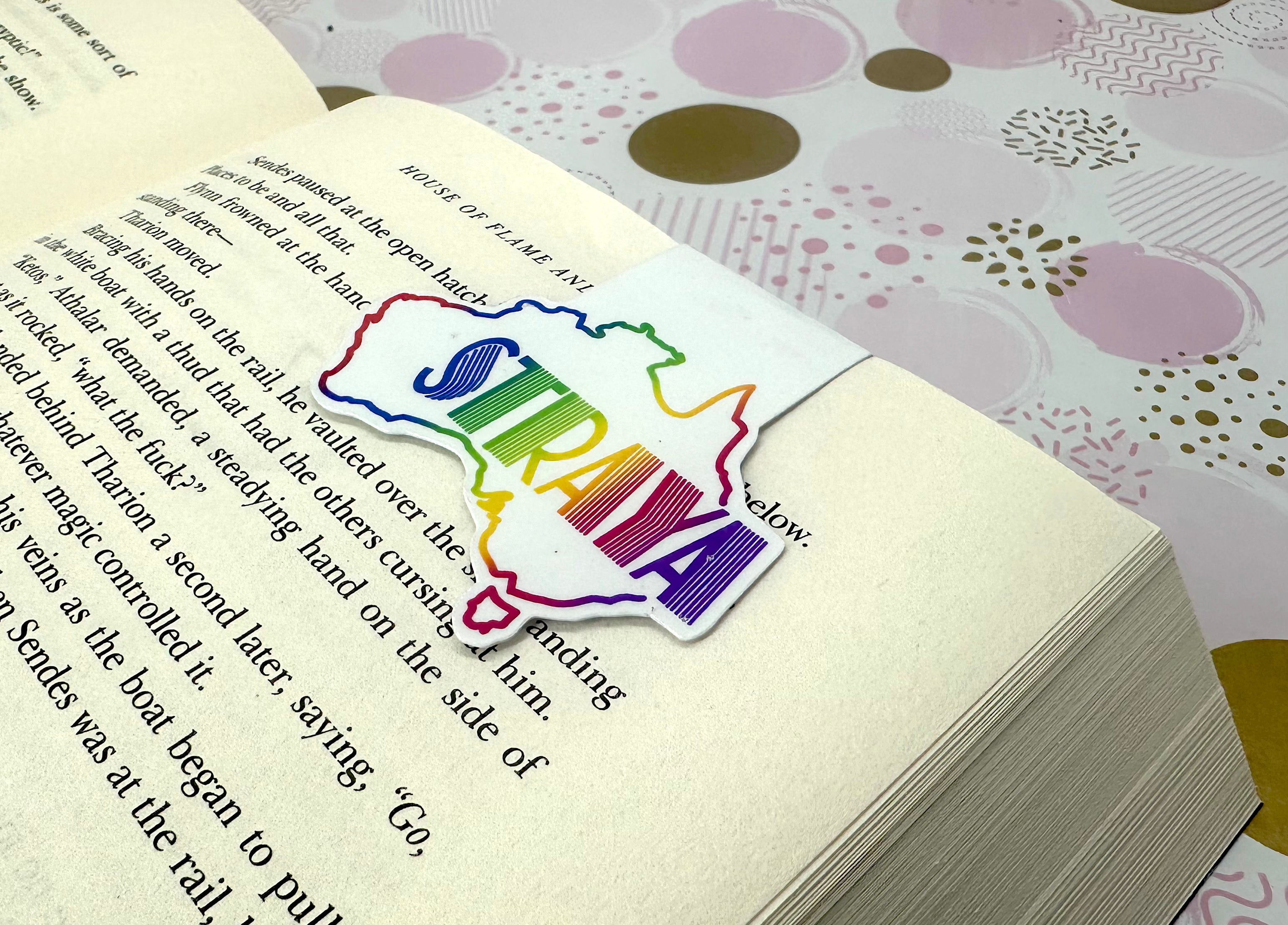 Rainbow Australia Straya Magnetic Bookmark