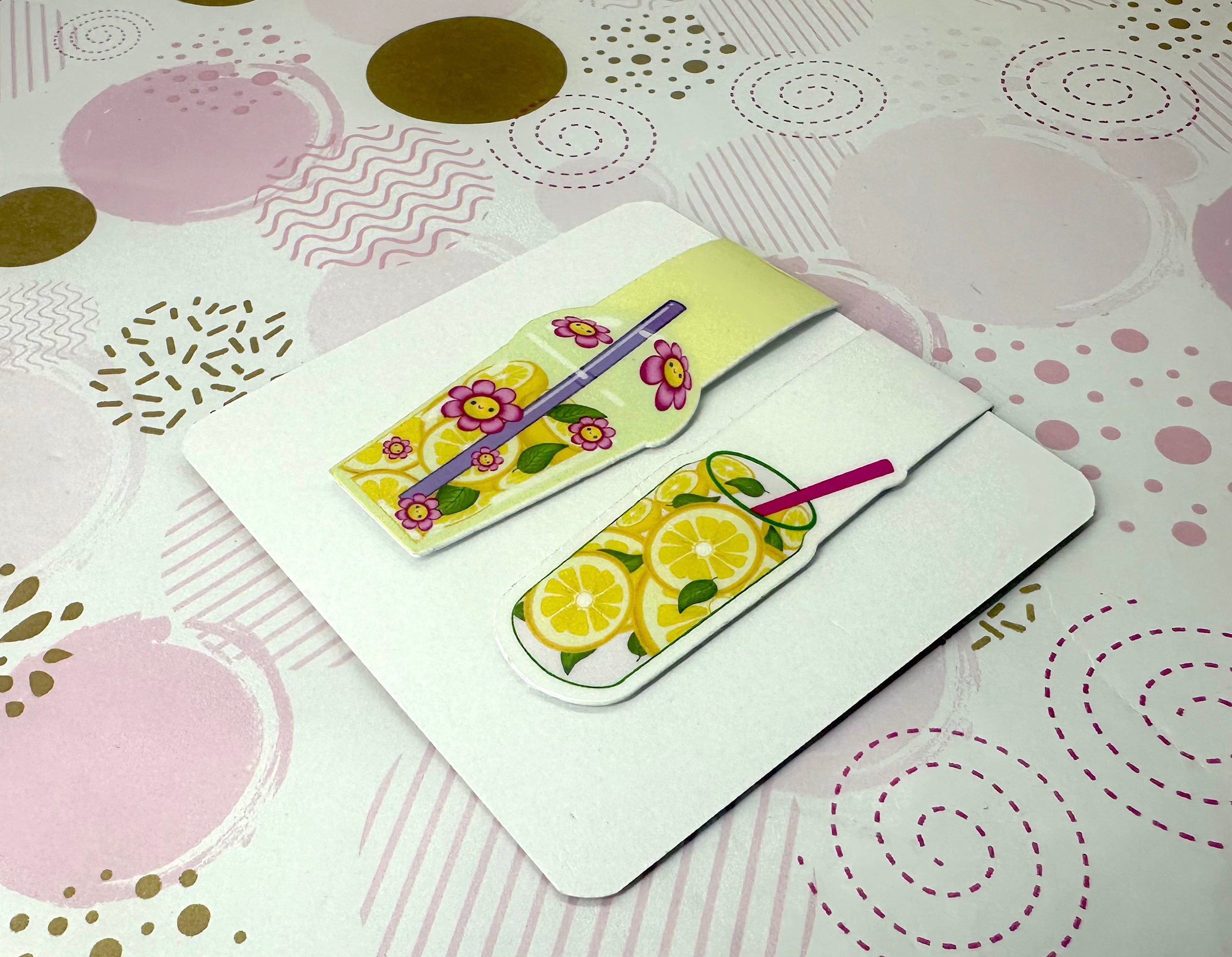 Pink Lemonade Magnetic Bookmark Set