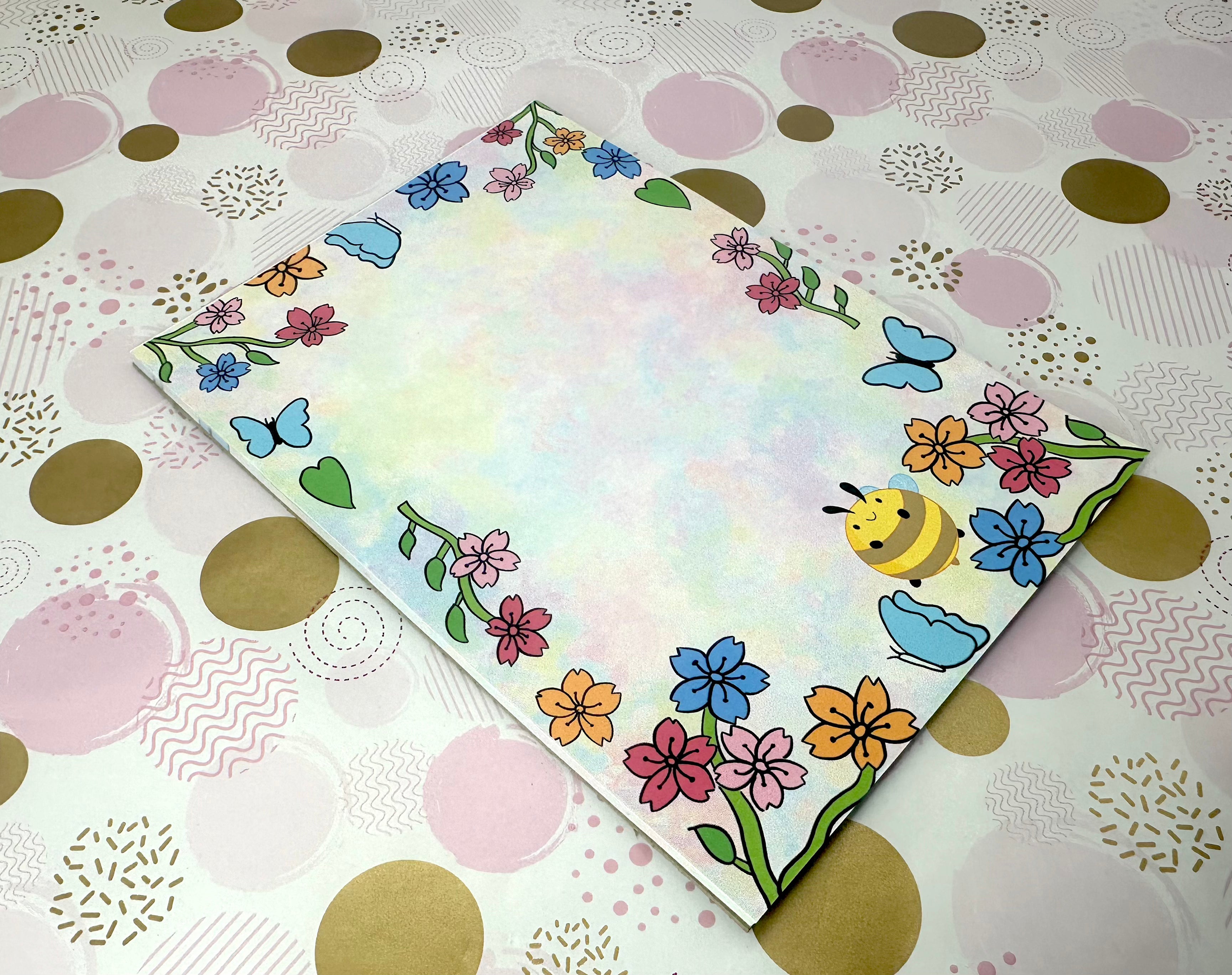 A5 Sunshine Bee Notepad